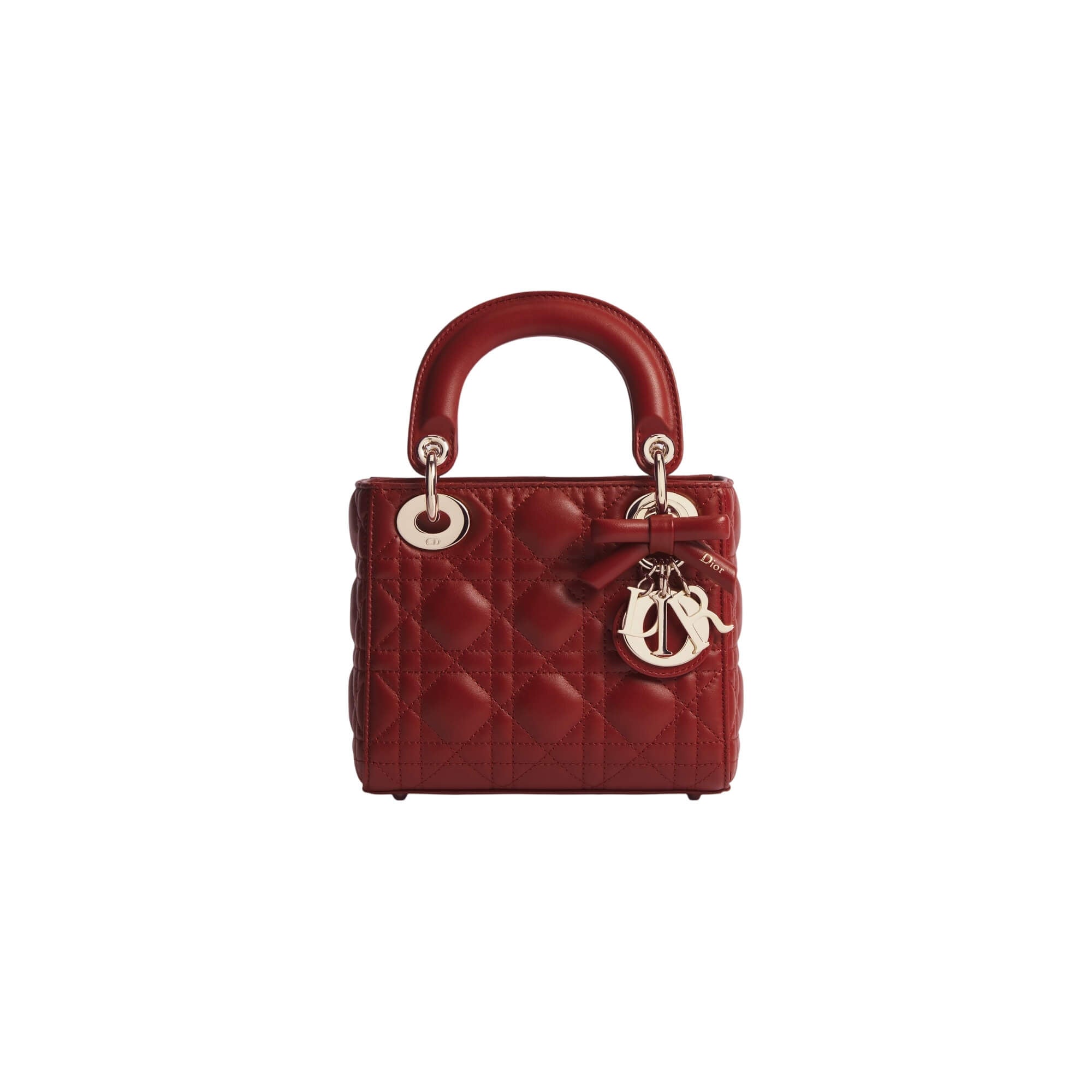 Dior Mini Lady Dior Bag With Chain