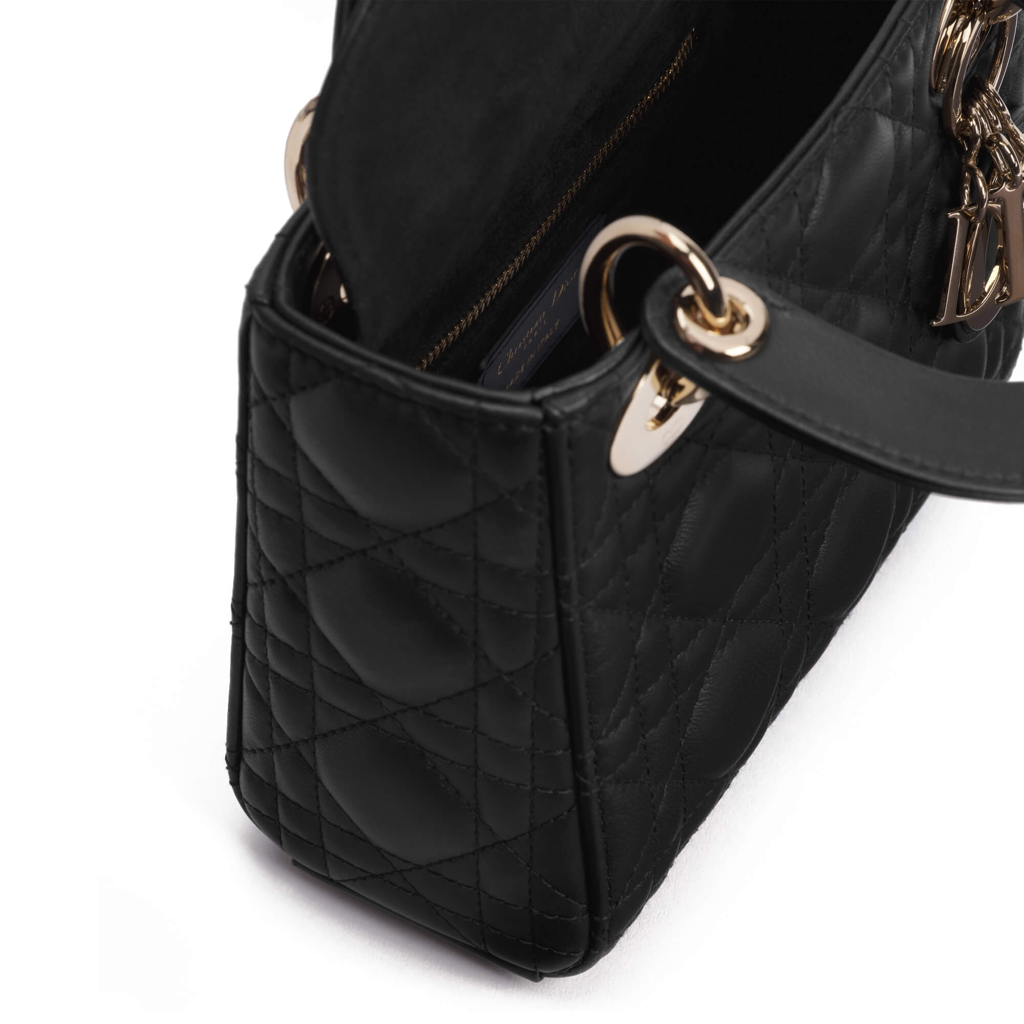 Dior Mini Lady Dior Bag With Chain