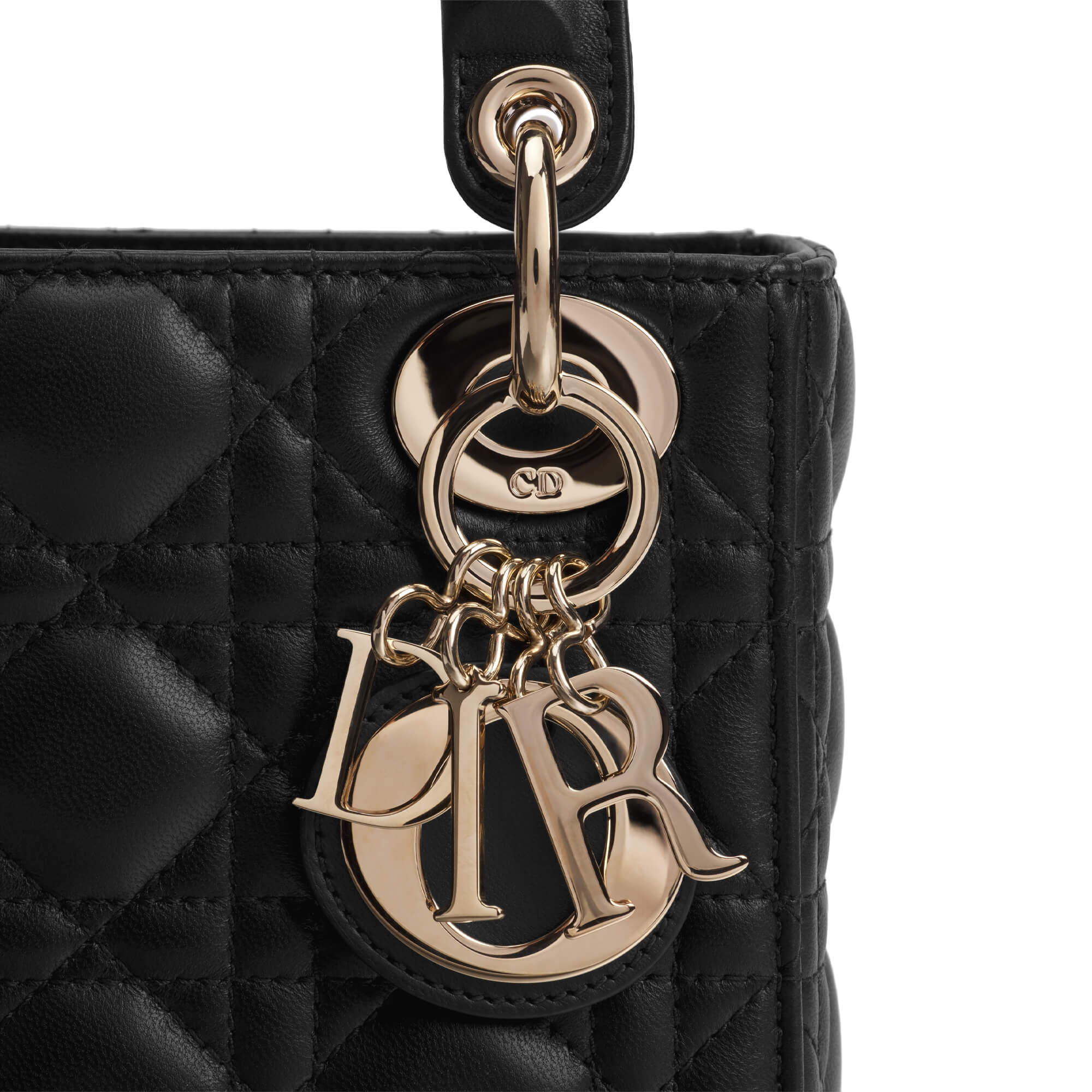 Dior Mini Lady Dior Bag With Chain