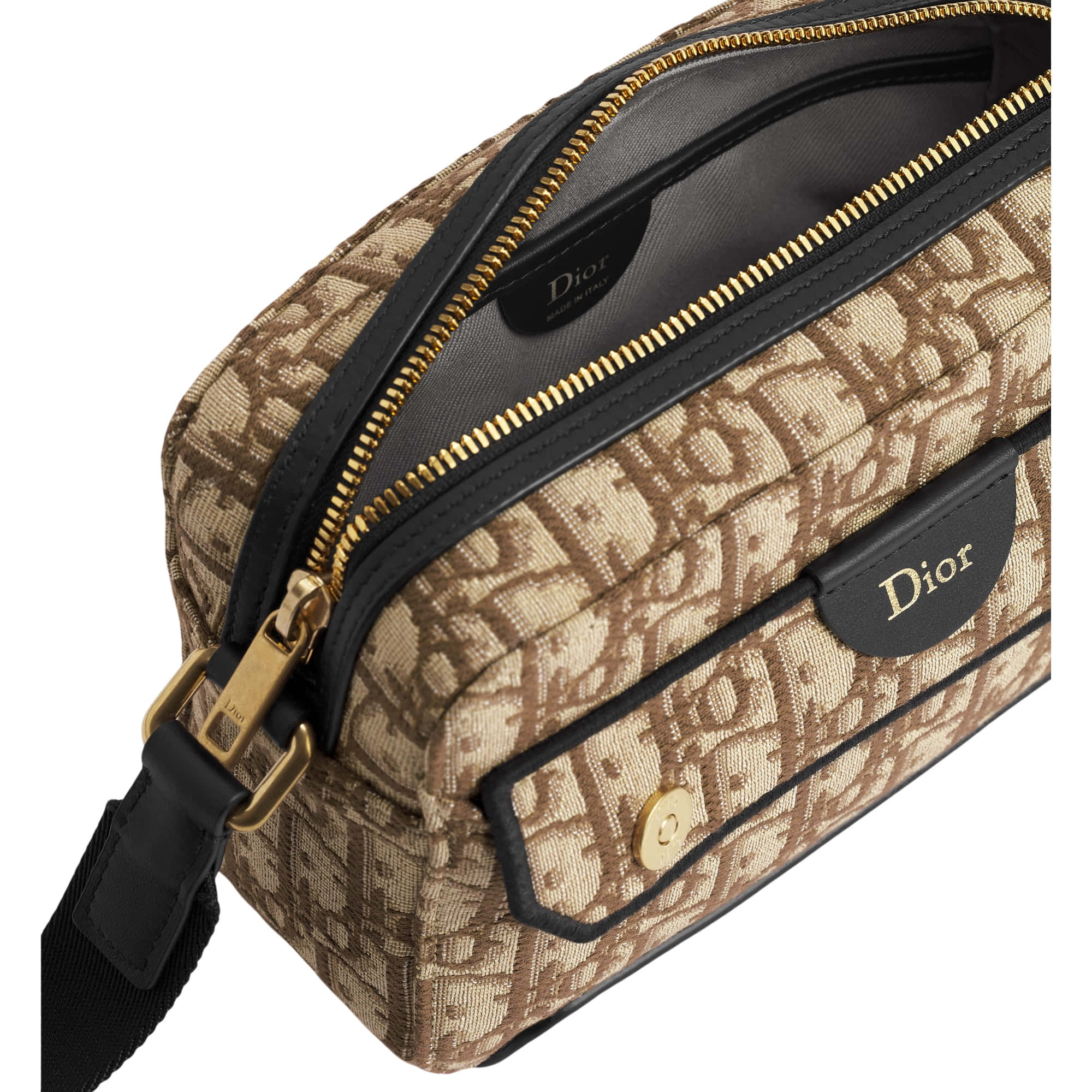 Dior Mini Pocket Dior Jett Zipped Messenger Bag