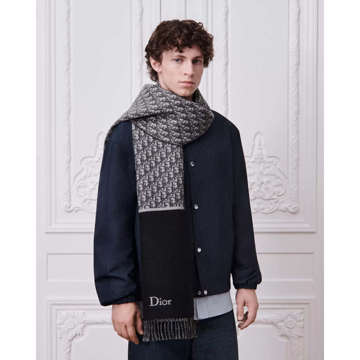 Dior Oblique Double-faced Scarf