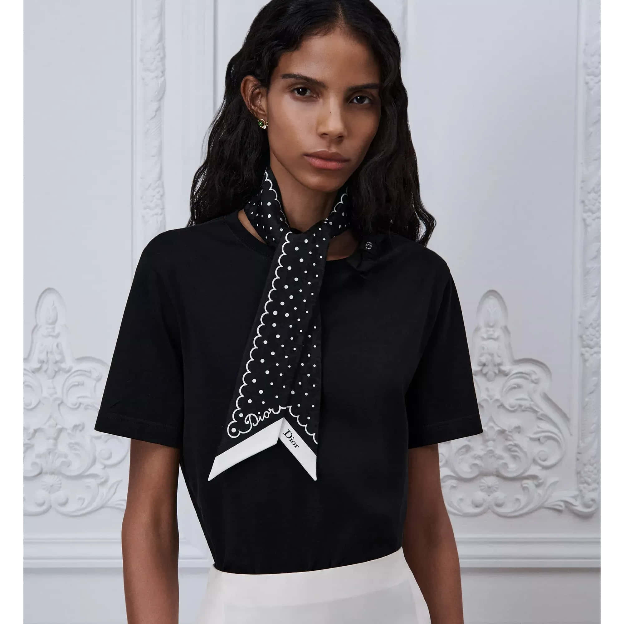 Dior Polkadior Oblique Mitzah Scarf
