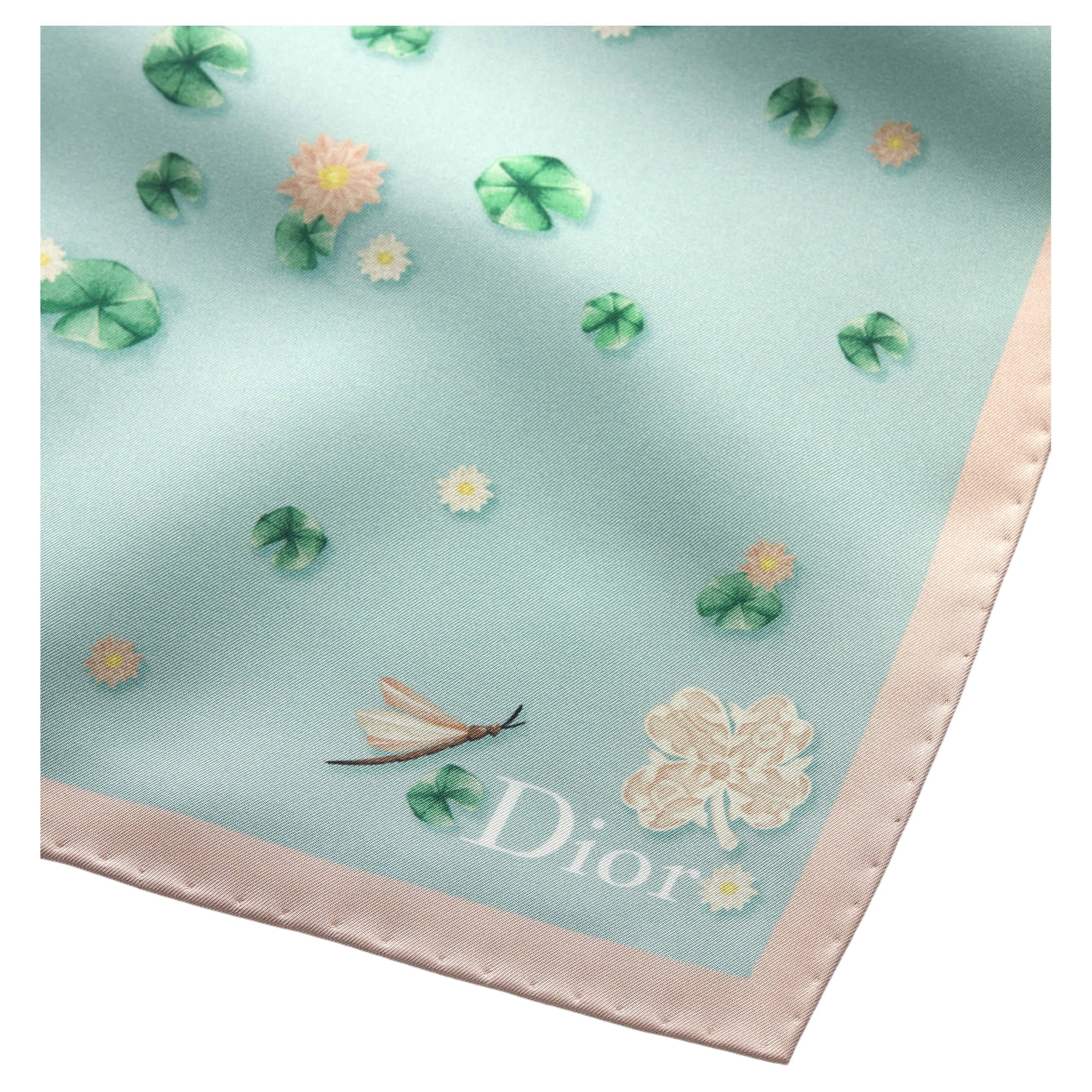 Dior Square Dior Water Lily 90 Scarf