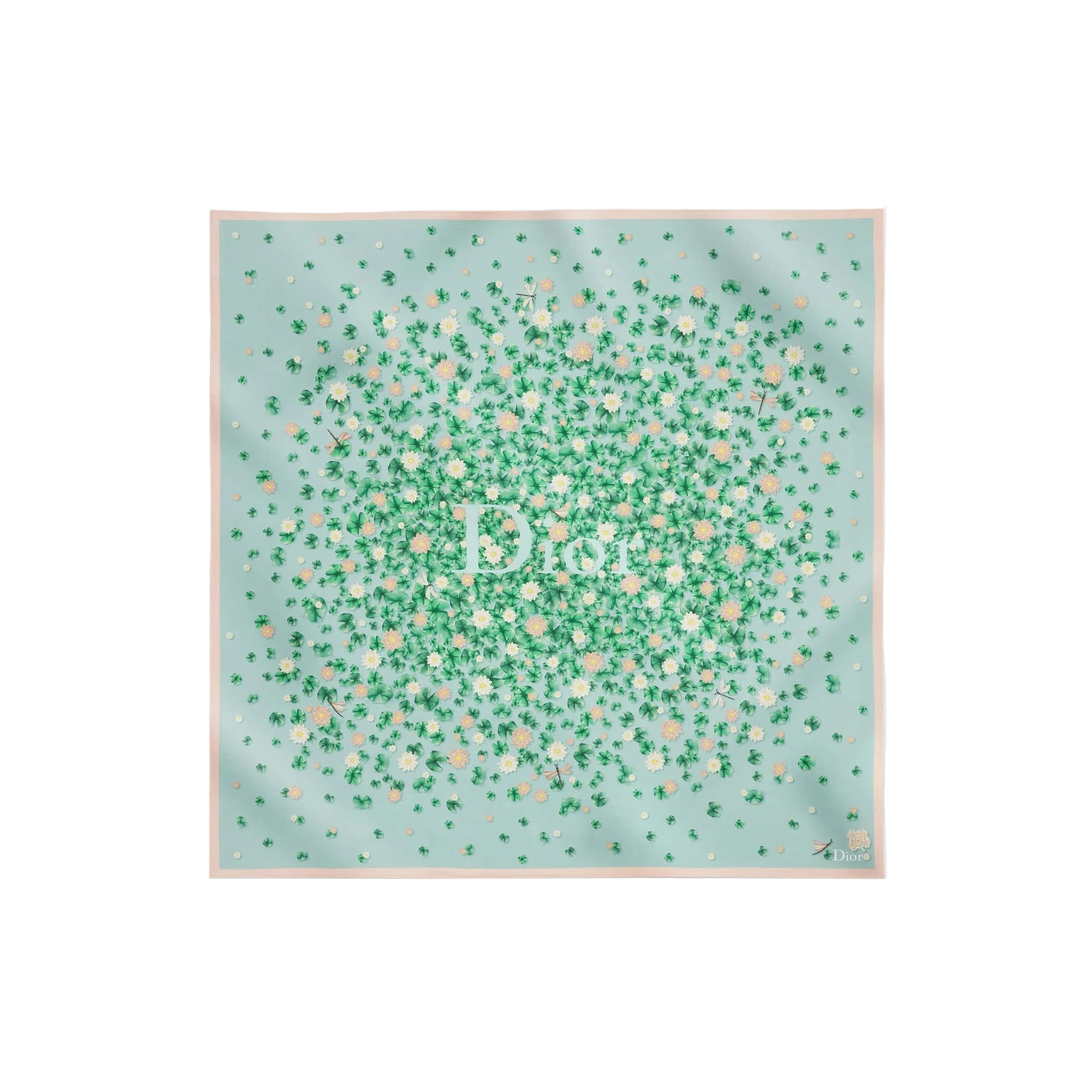 Dior Square Dior Water Lily 90 Scarf