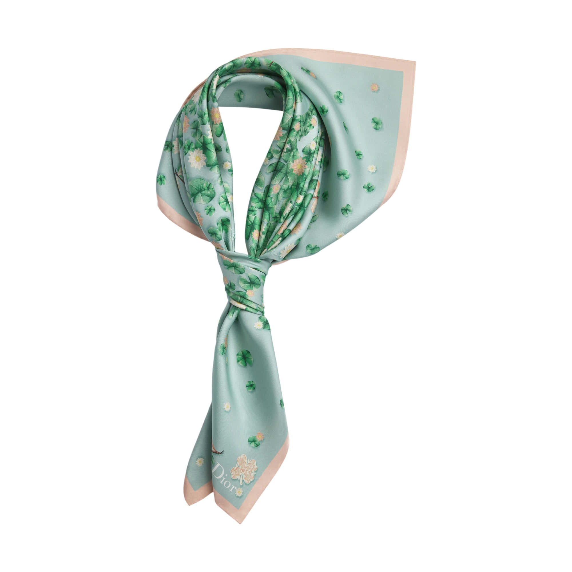 Dior Square Dior Water Lily 90 Scarf