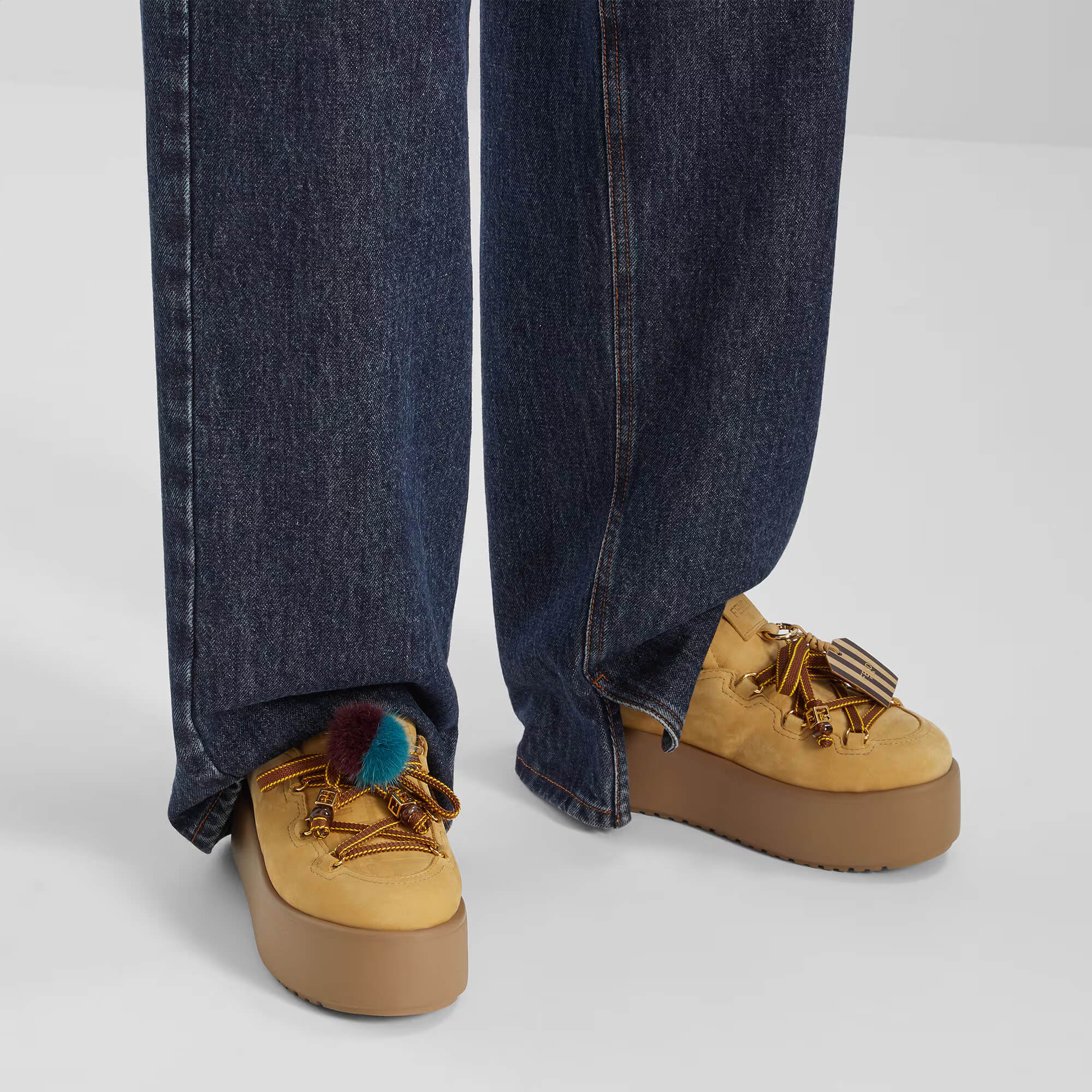 Fendi Apres Chic Leather Sabots