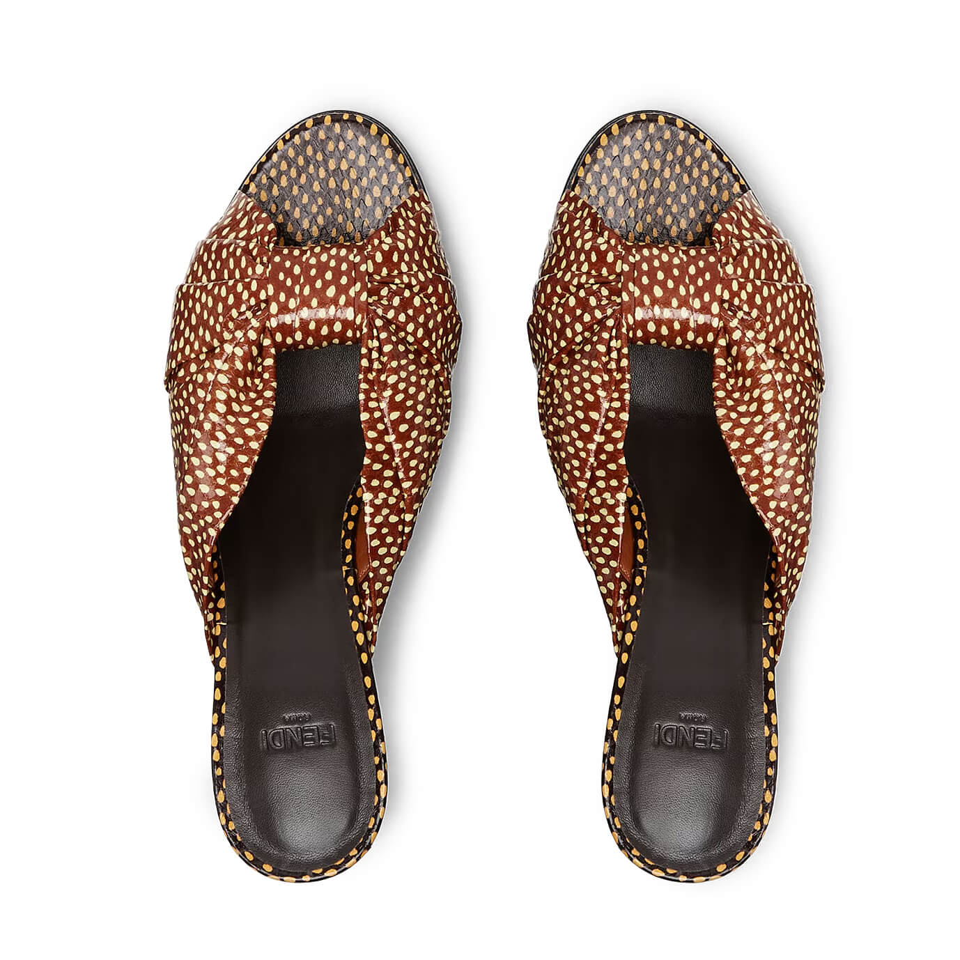 Fendi Arco High-heeled Slides