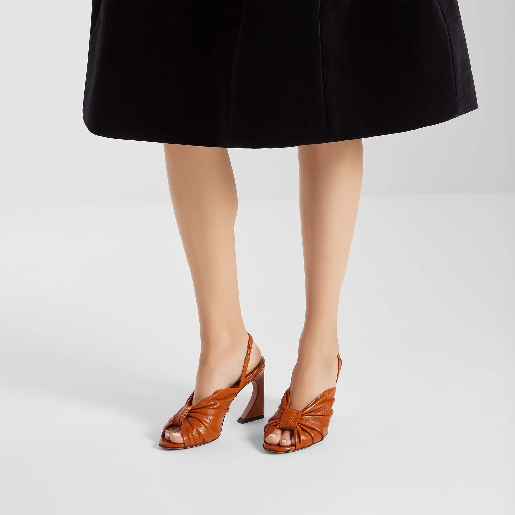 Fendi Arco High-heeled Slingbacks