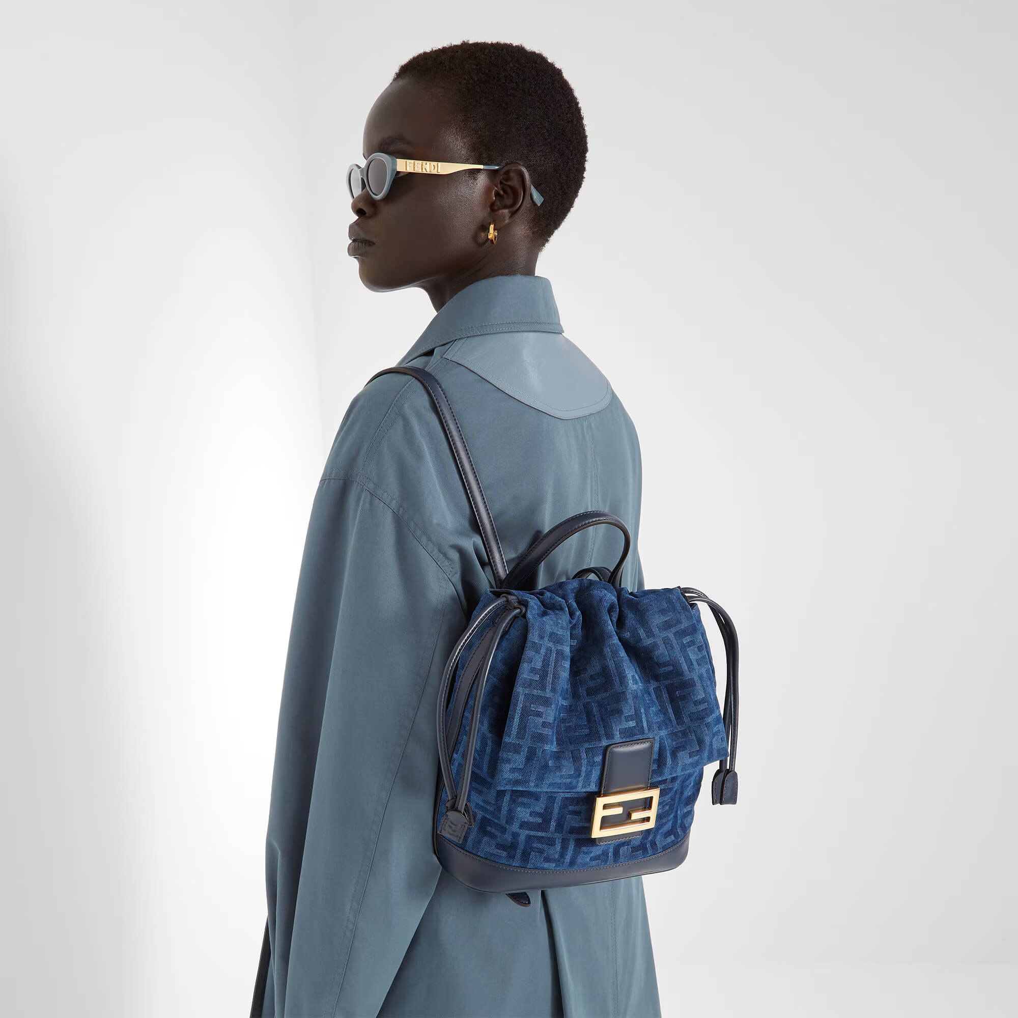 Fendi Backpack Denim Backpack