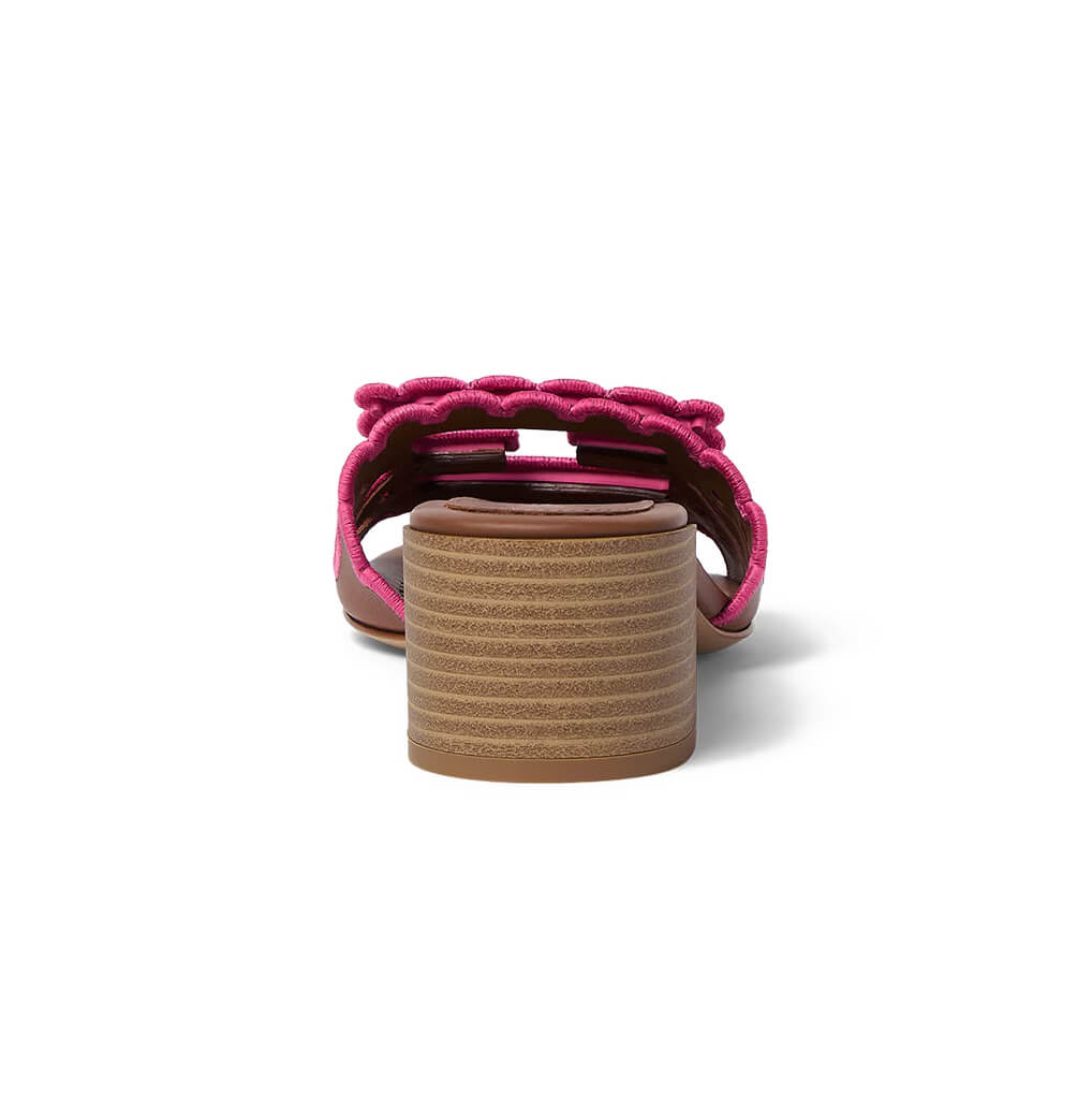 Fendi Baguette Heeled Slides