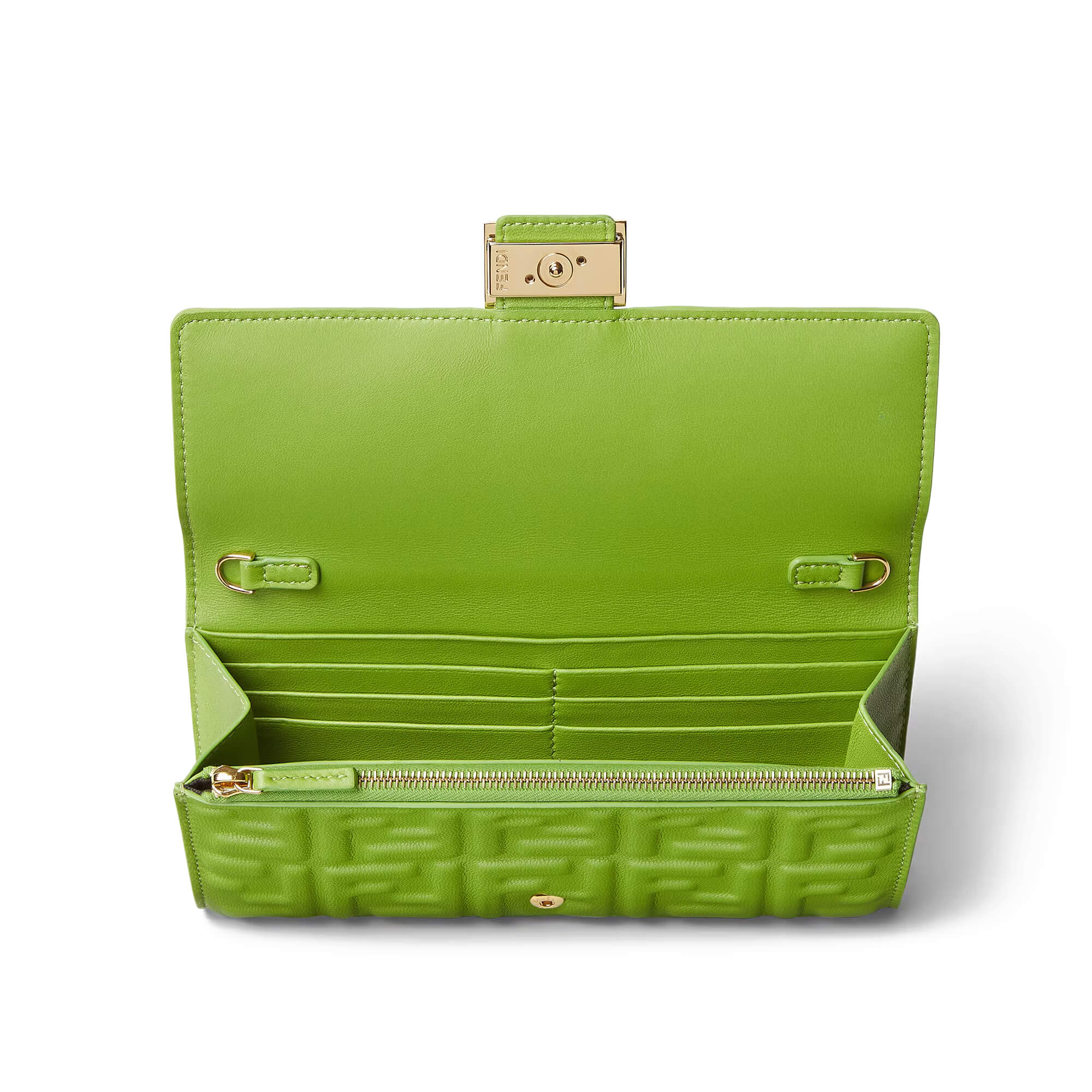 Fendi Baguette Continental With Chain