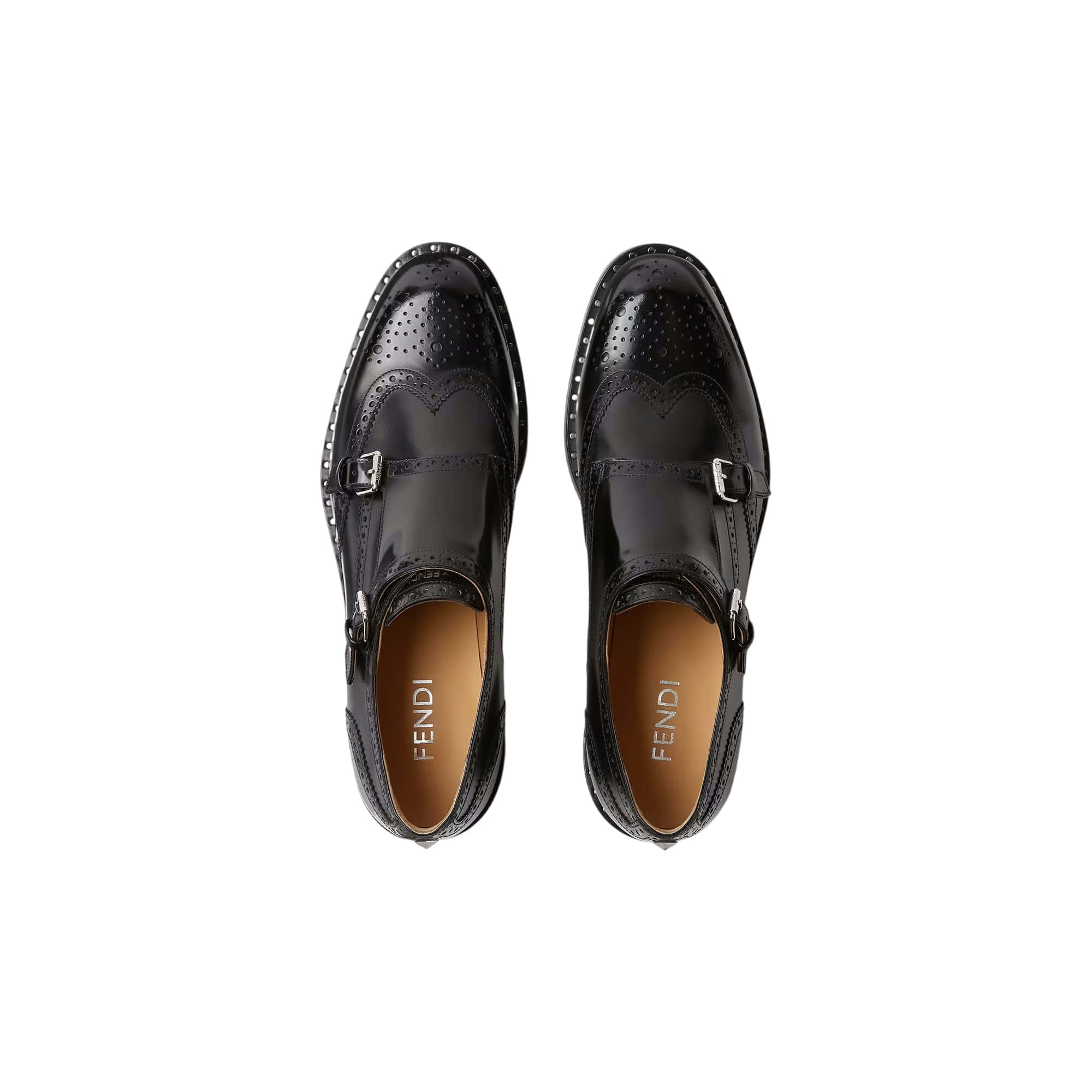 Fendi Double Monk Strap Shoes