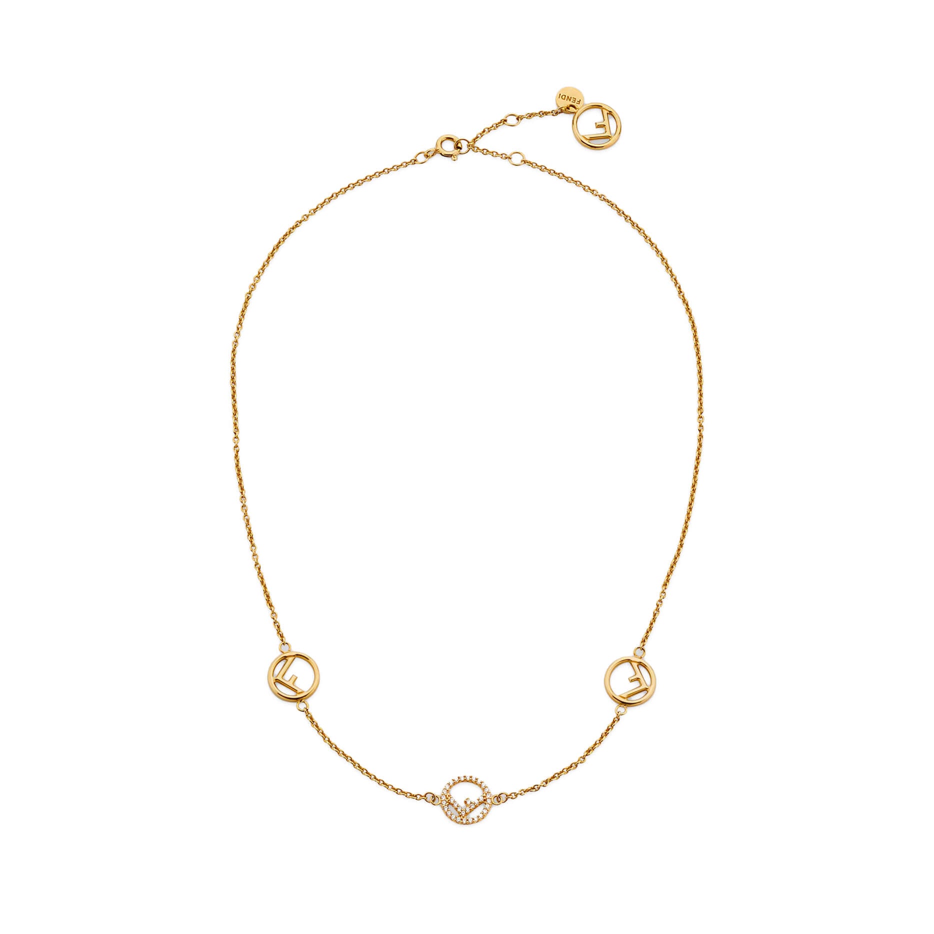 Fendi F Is Fendi Necklace