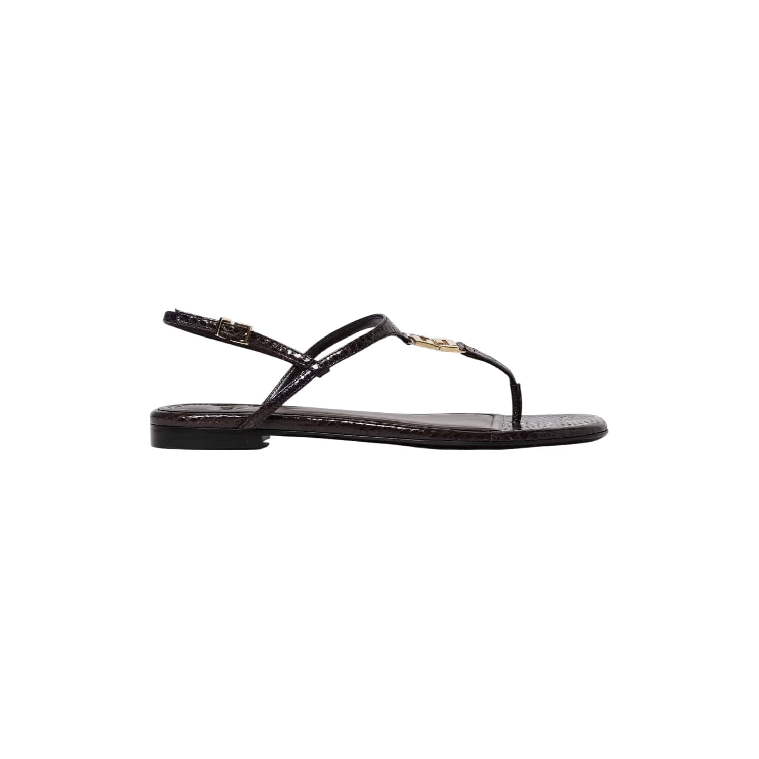 Fendi FFold Leather Sandals