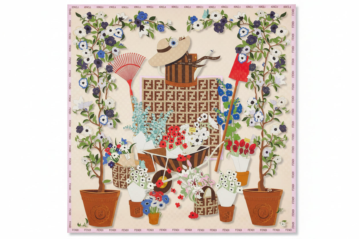 Fendi Gardening Foulard