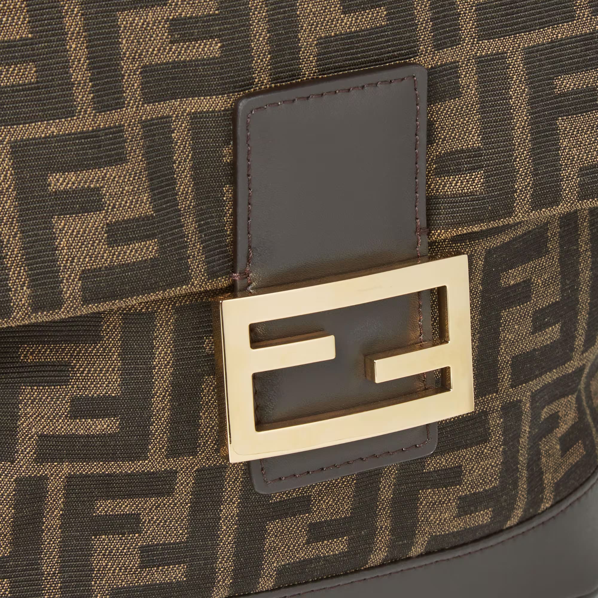 Fendi Jacquard Fabric Backpack