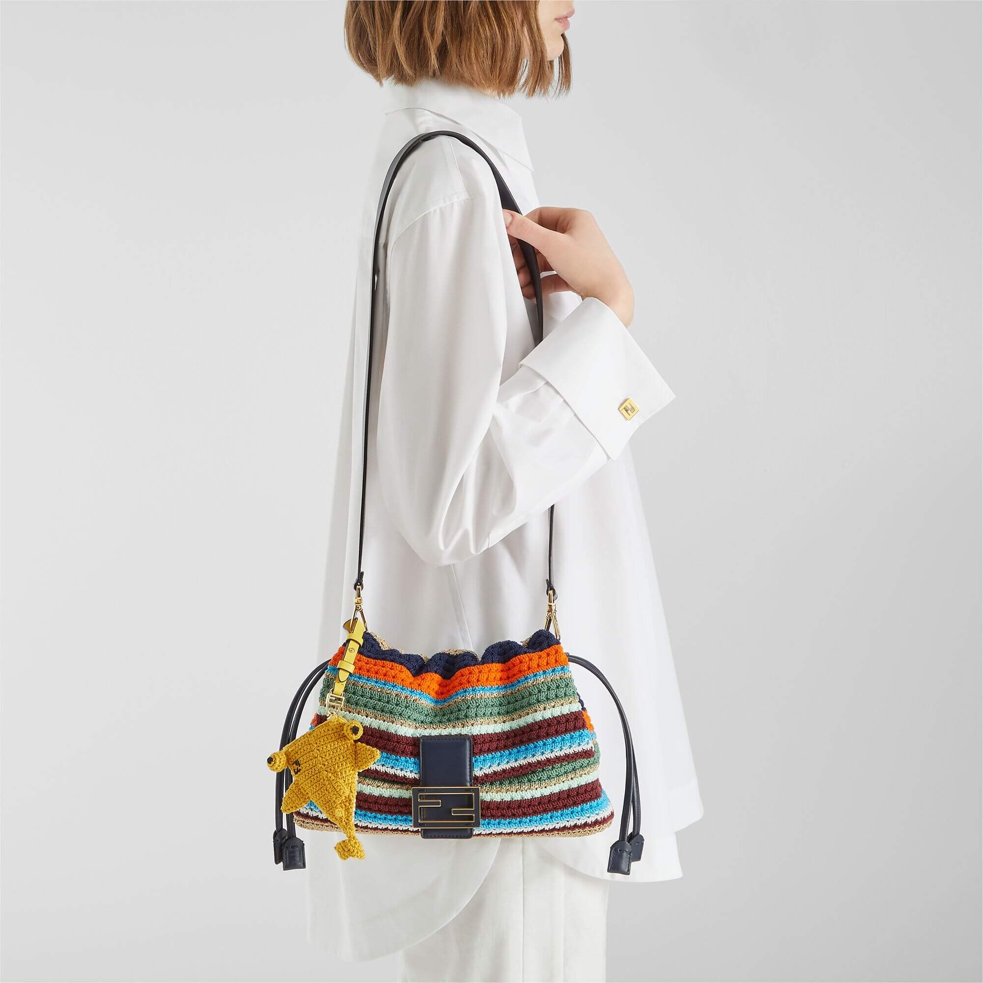 Fendi Mamma Baguette Medium Bag