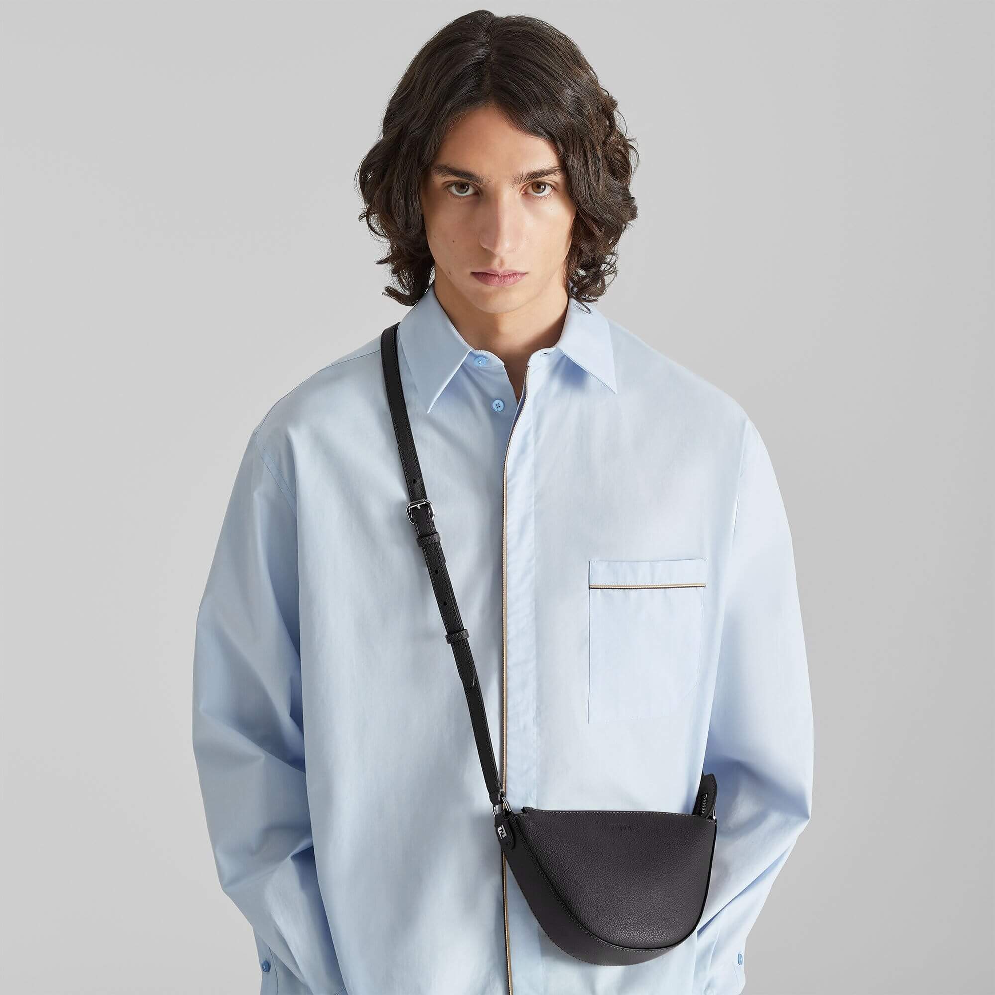 Fendi Melon Mini Leather Phone Pouch