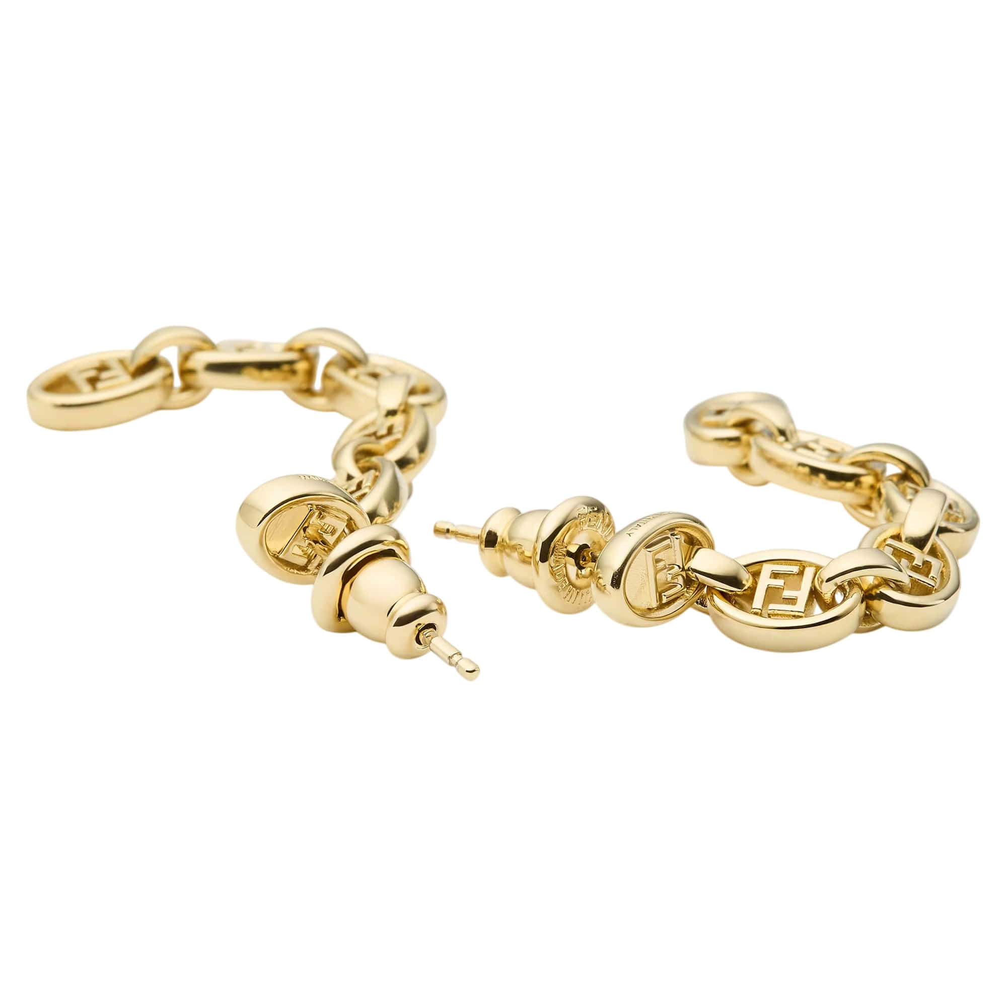 Fendi Orbit Pendant Earrings