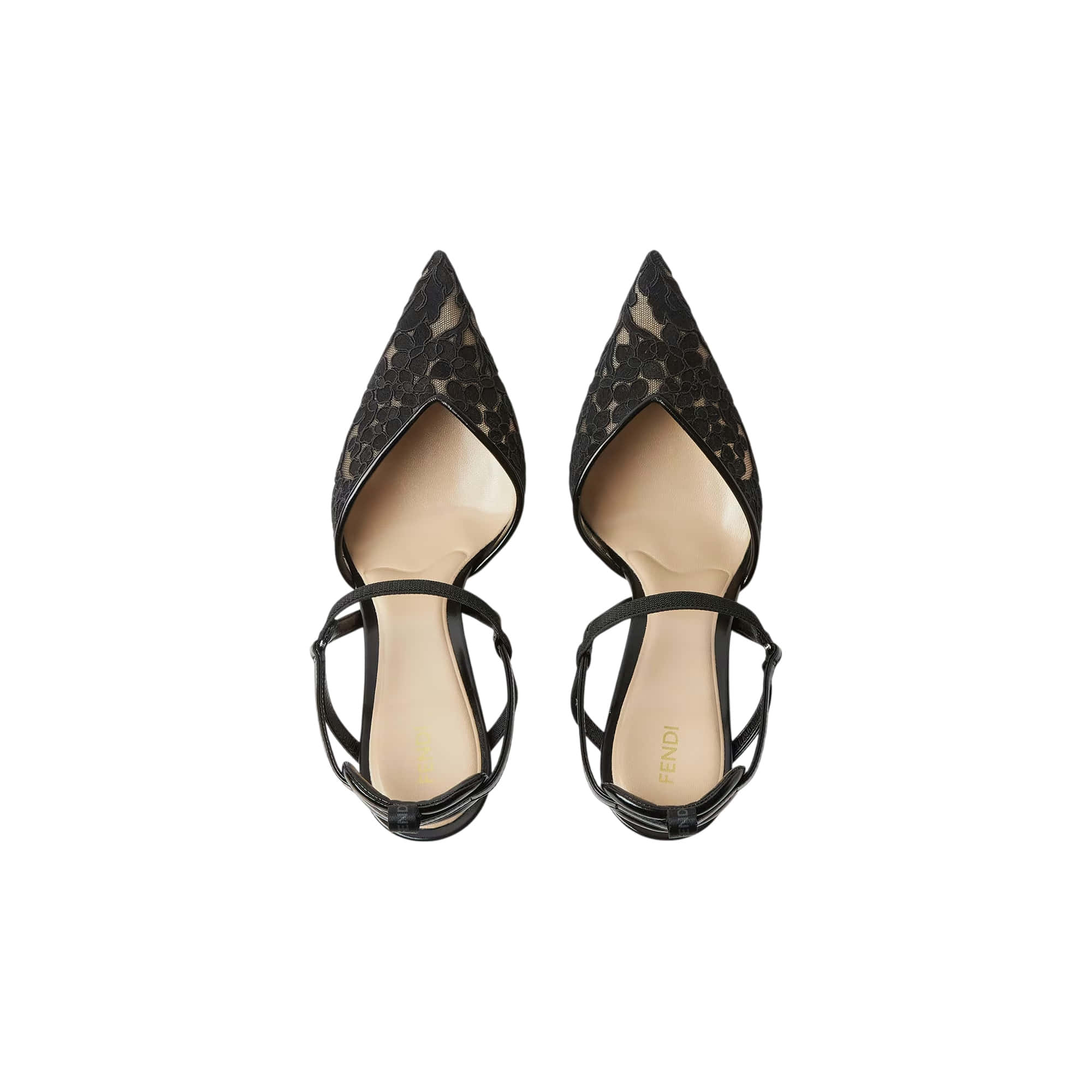 Fendi Very Colibri High Heeled Slingbacks