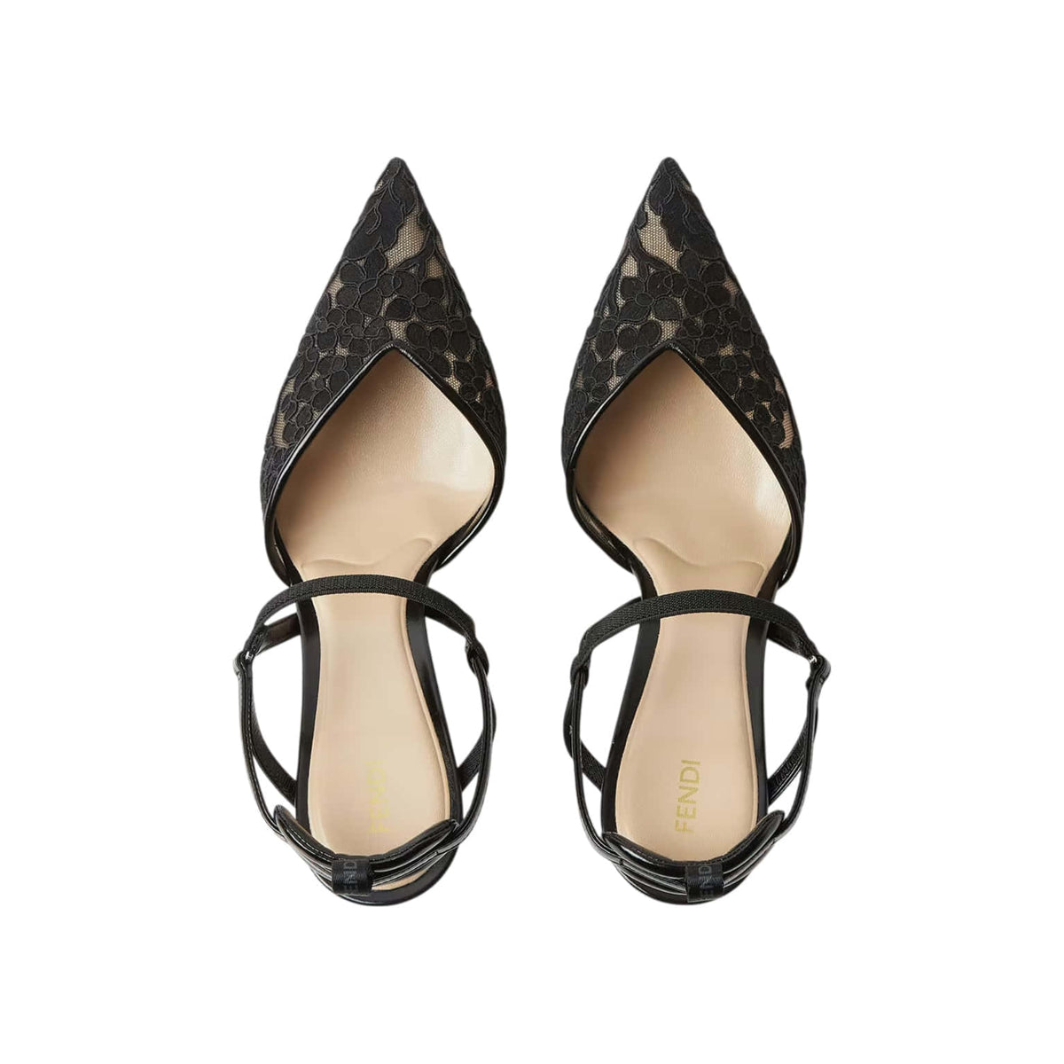 Fendi Very Colibri High Heeled Slingbacks