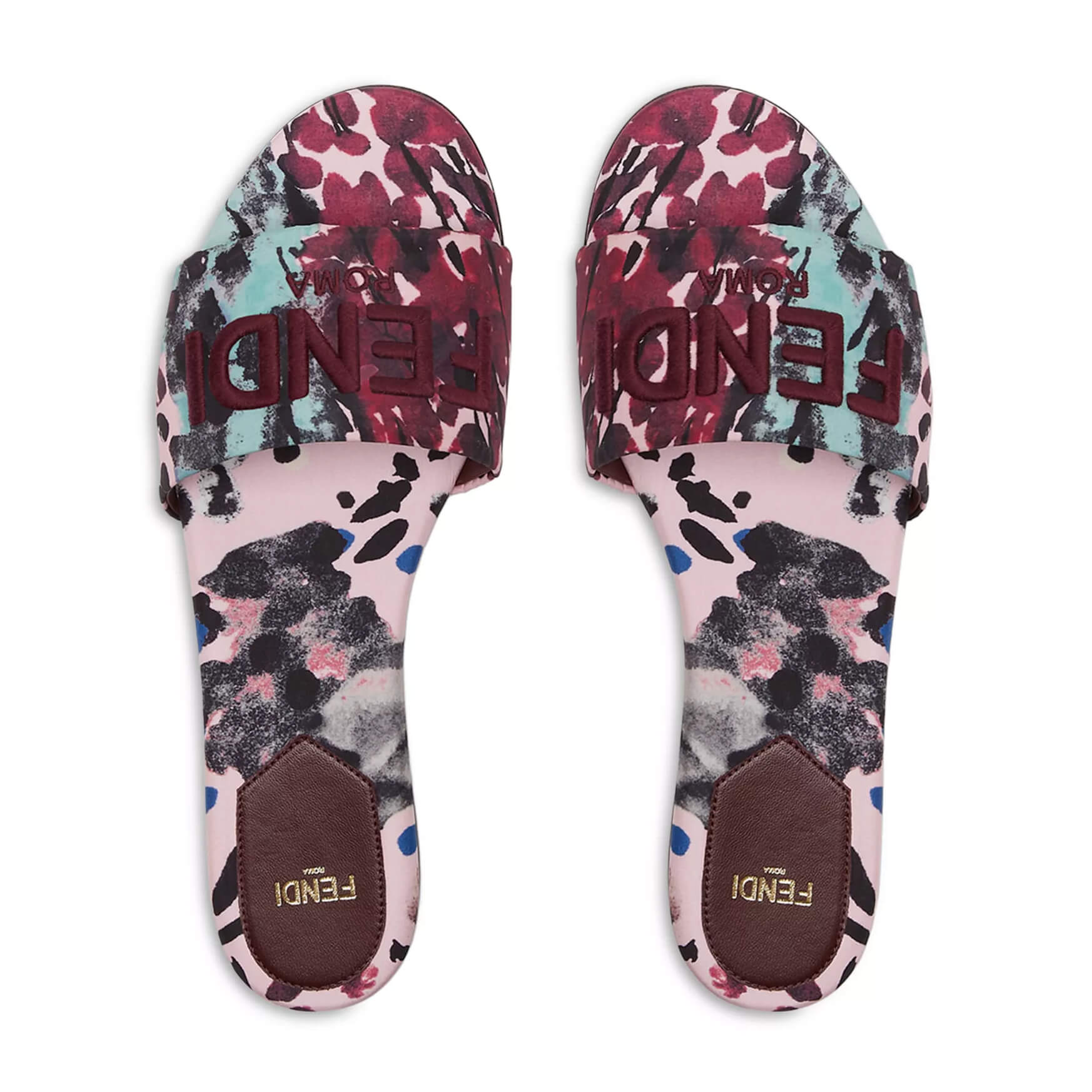 Fendi Women's Silk Slides