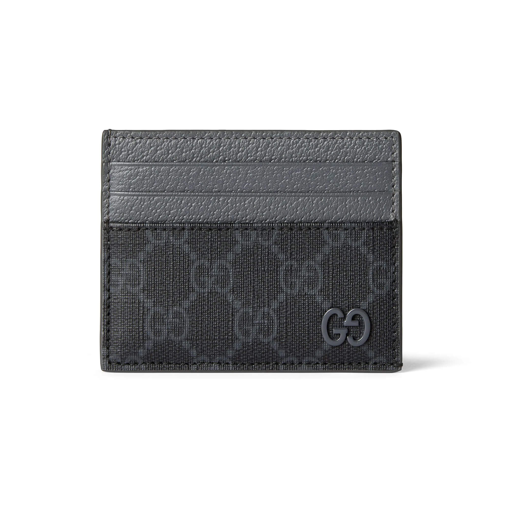 Gucci Bi-color Card Case With GG Detail