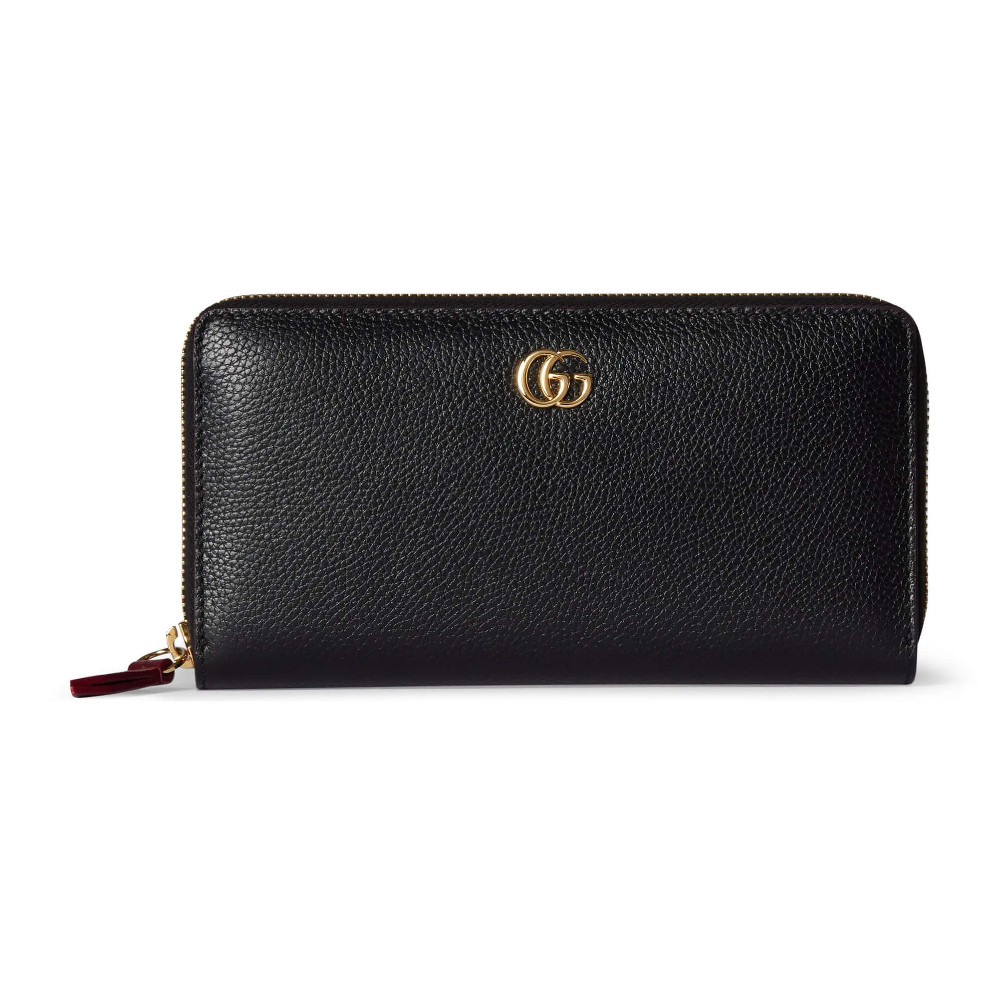 Gucci Bi-color GG Marmont Zip Around Wallet