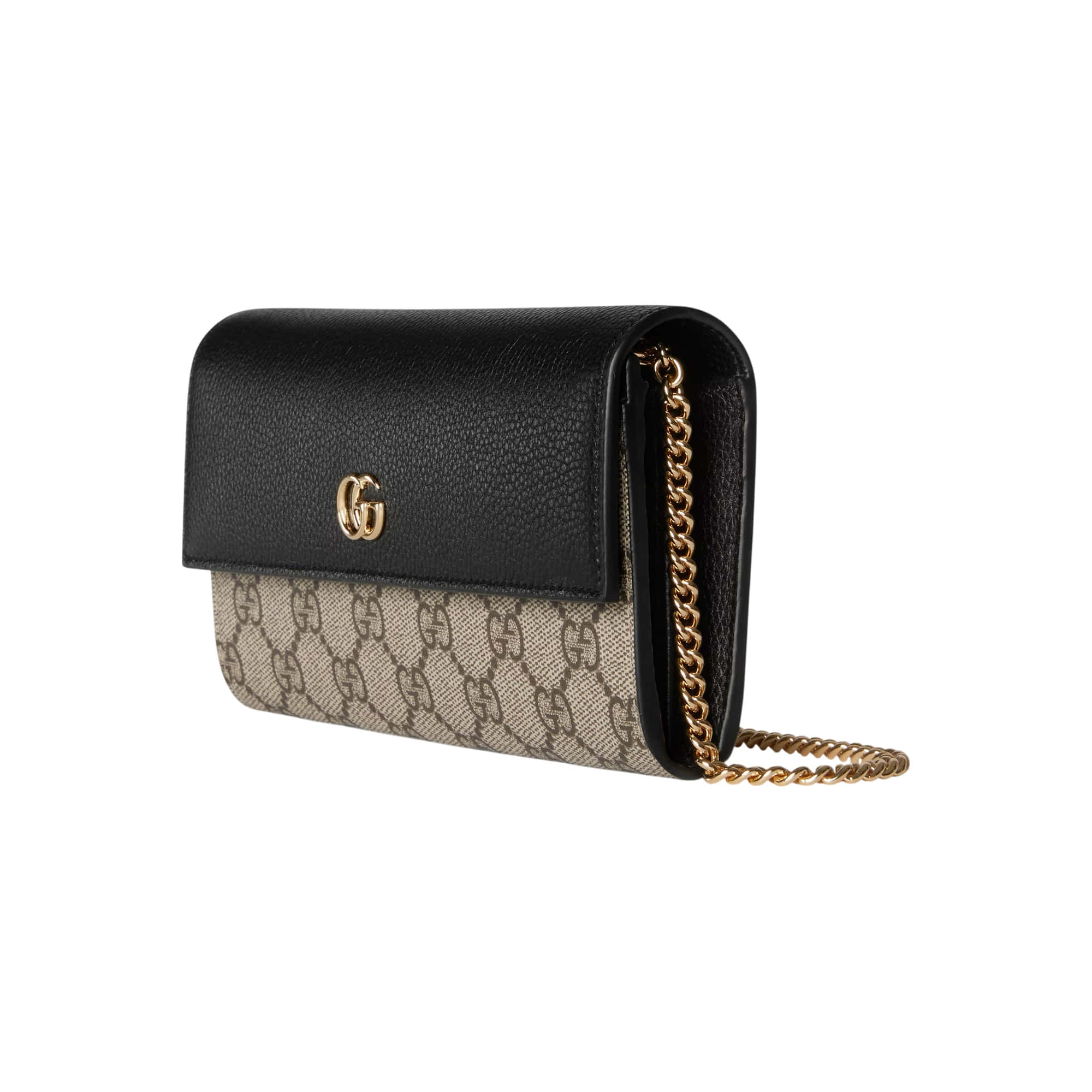 Gucci Bi-colour GG Marmont Wallet On Chain