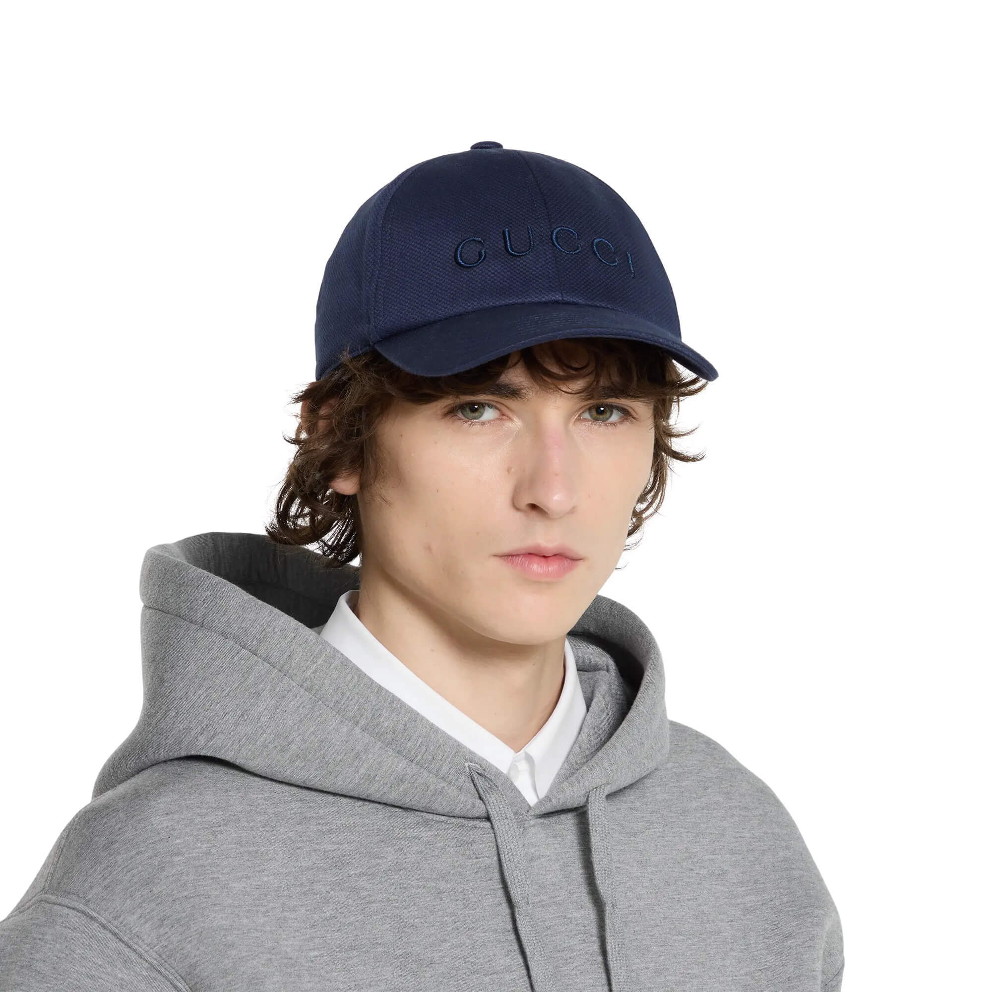 Gucci Cotton Baseball Hat With Embroidery