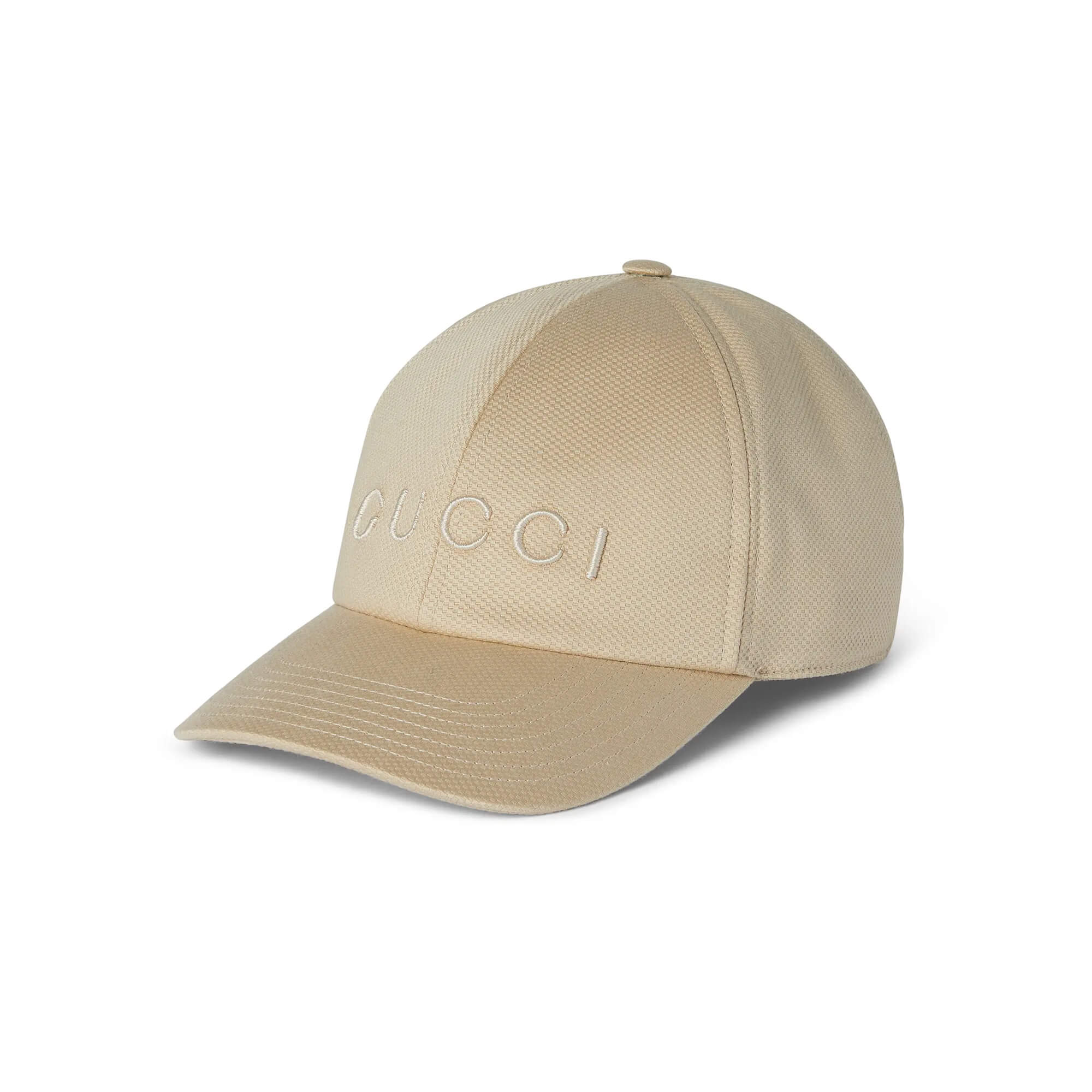 Gucci Cotton Baseball Hat With Embroidery