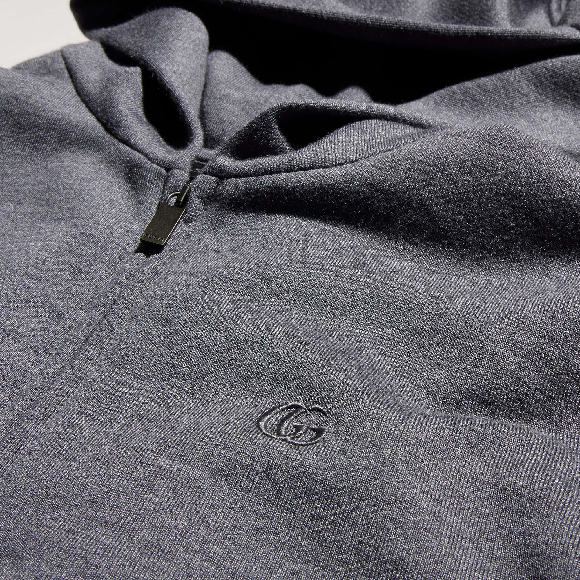 Gucci Cotton Silk Jersey Sweatshirt With Zip