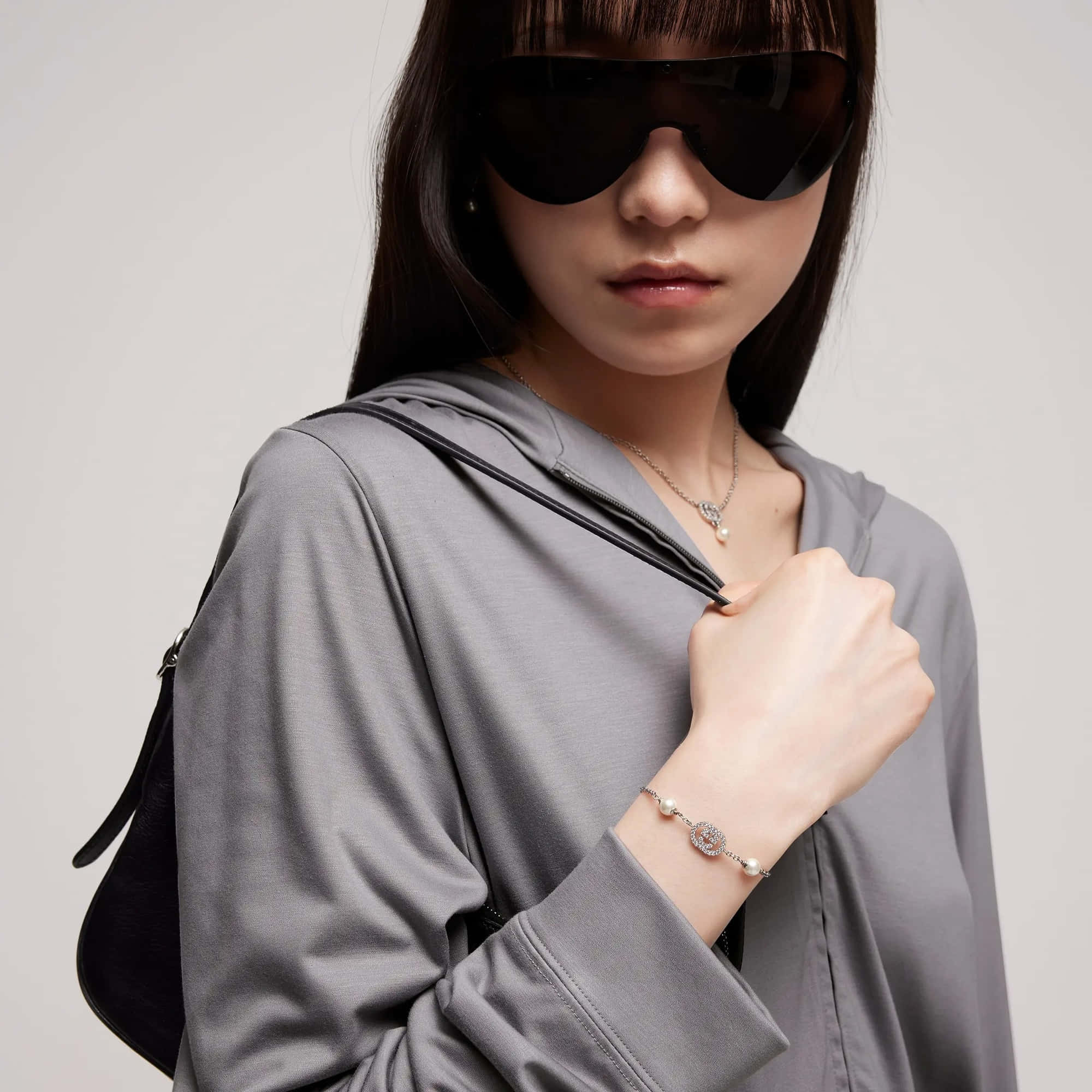Gucci Crystal Pearl Bracelet