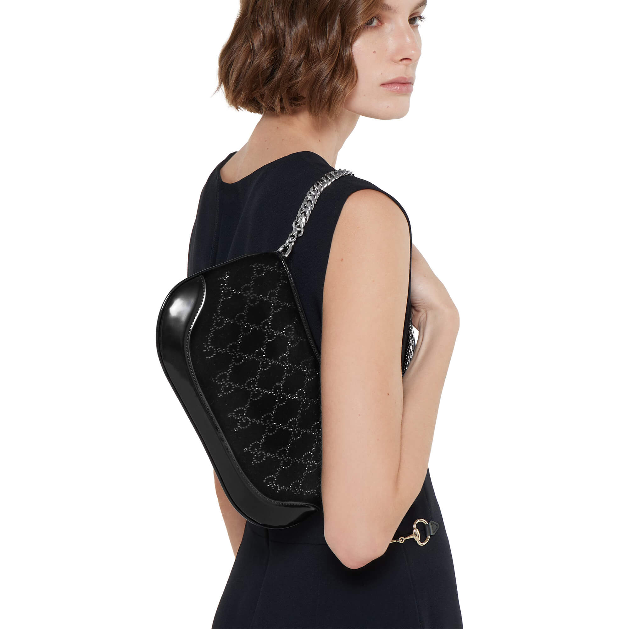 Gucci Crystals Medium Shoulder Bag