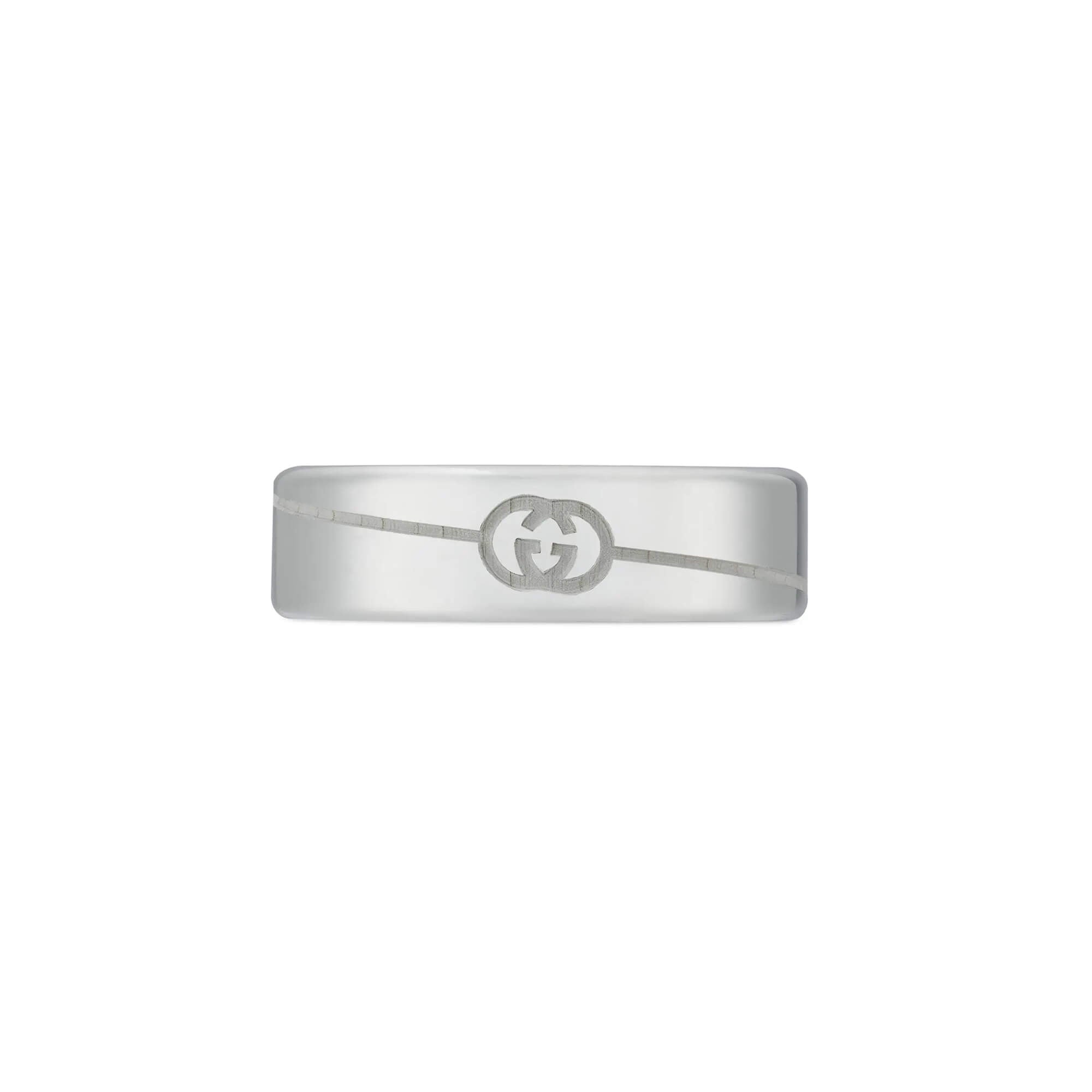 Gucci Diagonal Interlocking G Ring