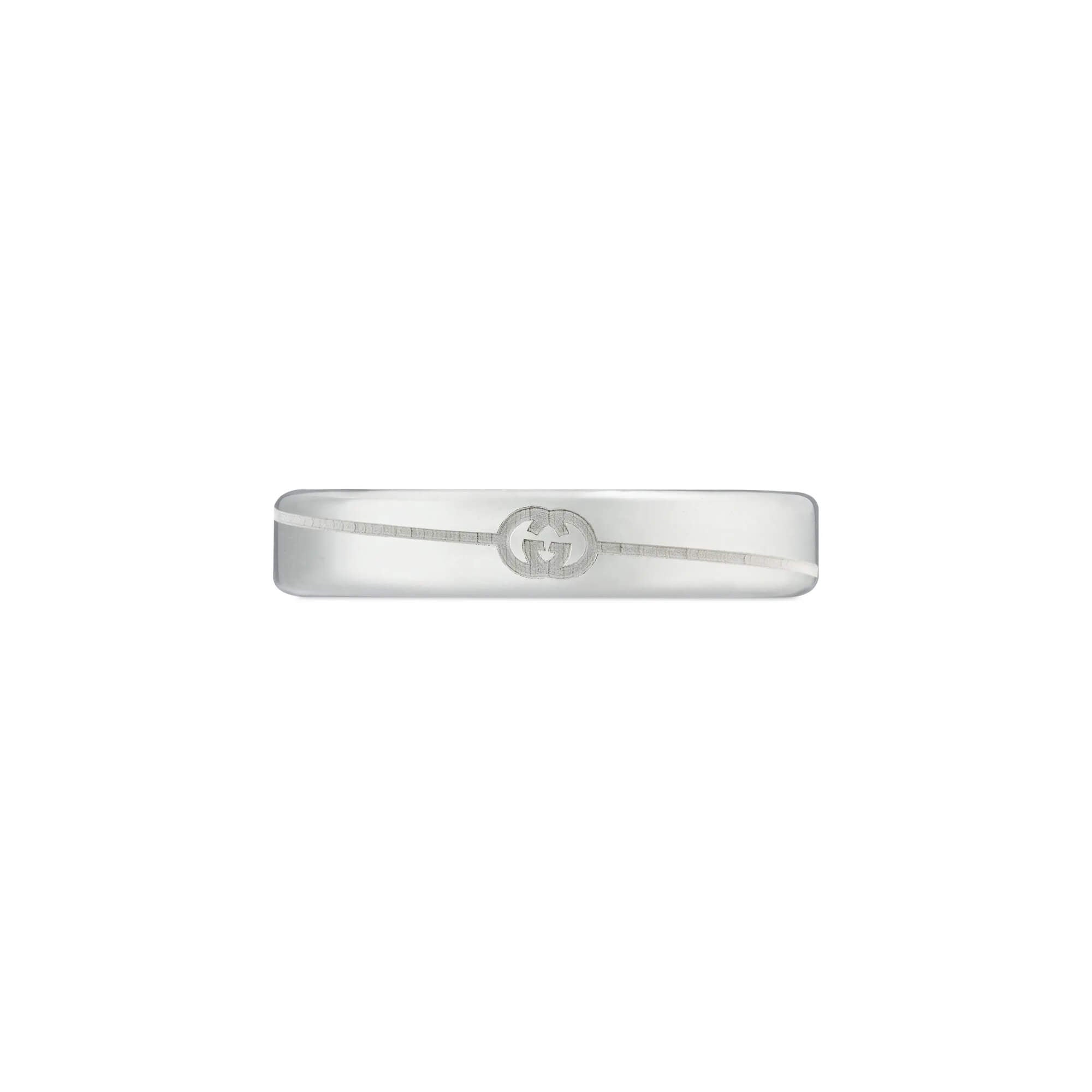 Gucci Diagonal Interlocking G Thin Ring