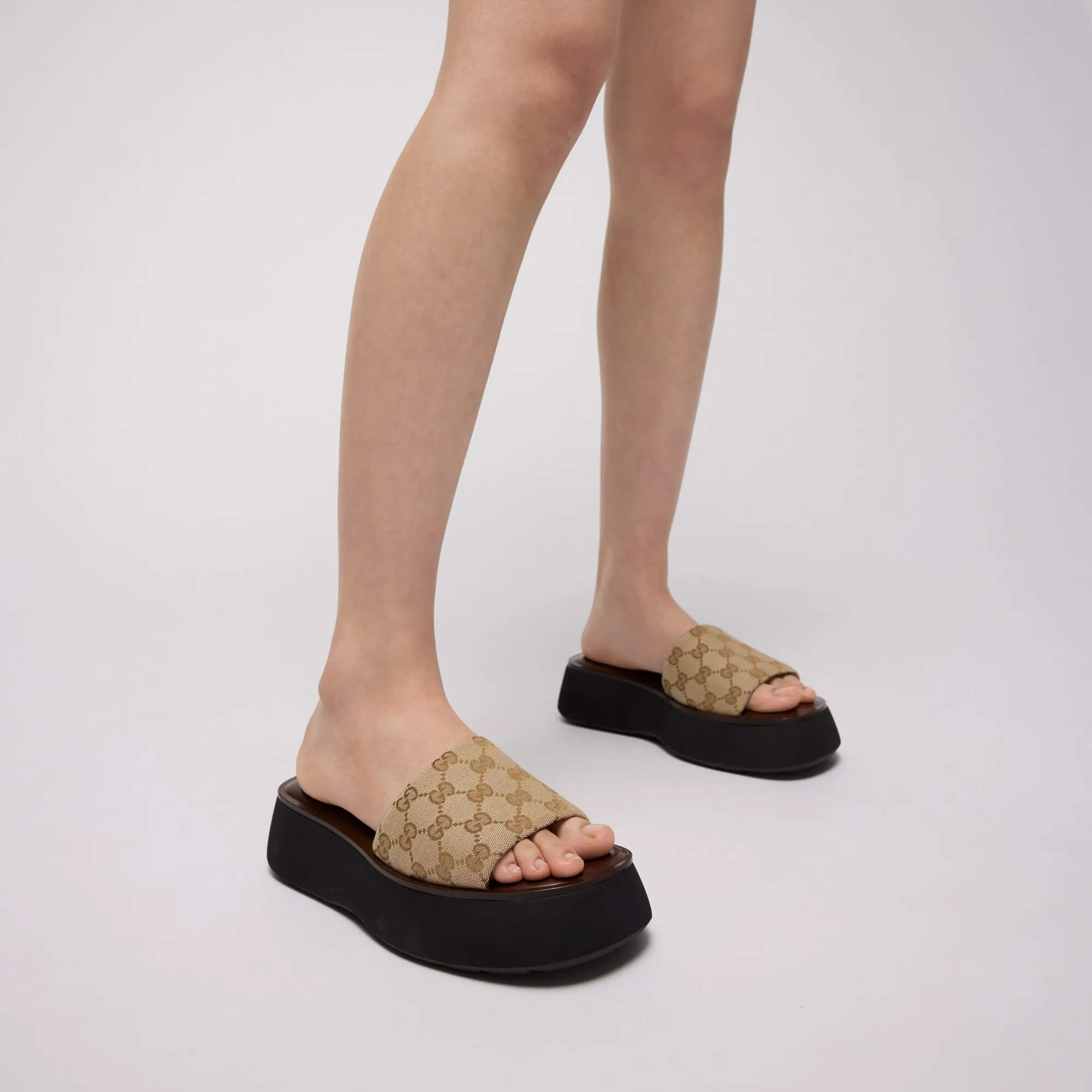 Gucci Flatform Slide Sandal