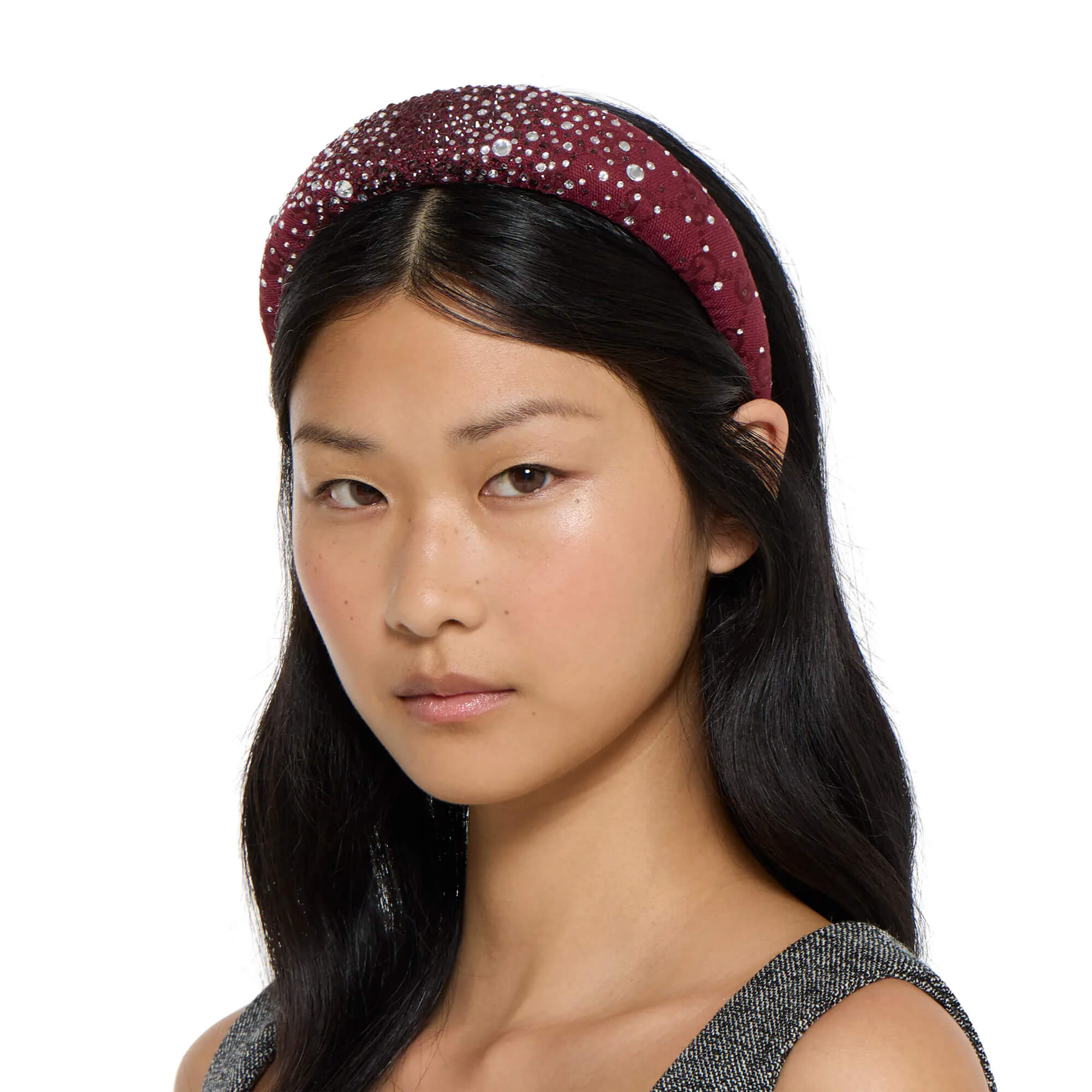 Gucci GG Canvas Headband With Crystals