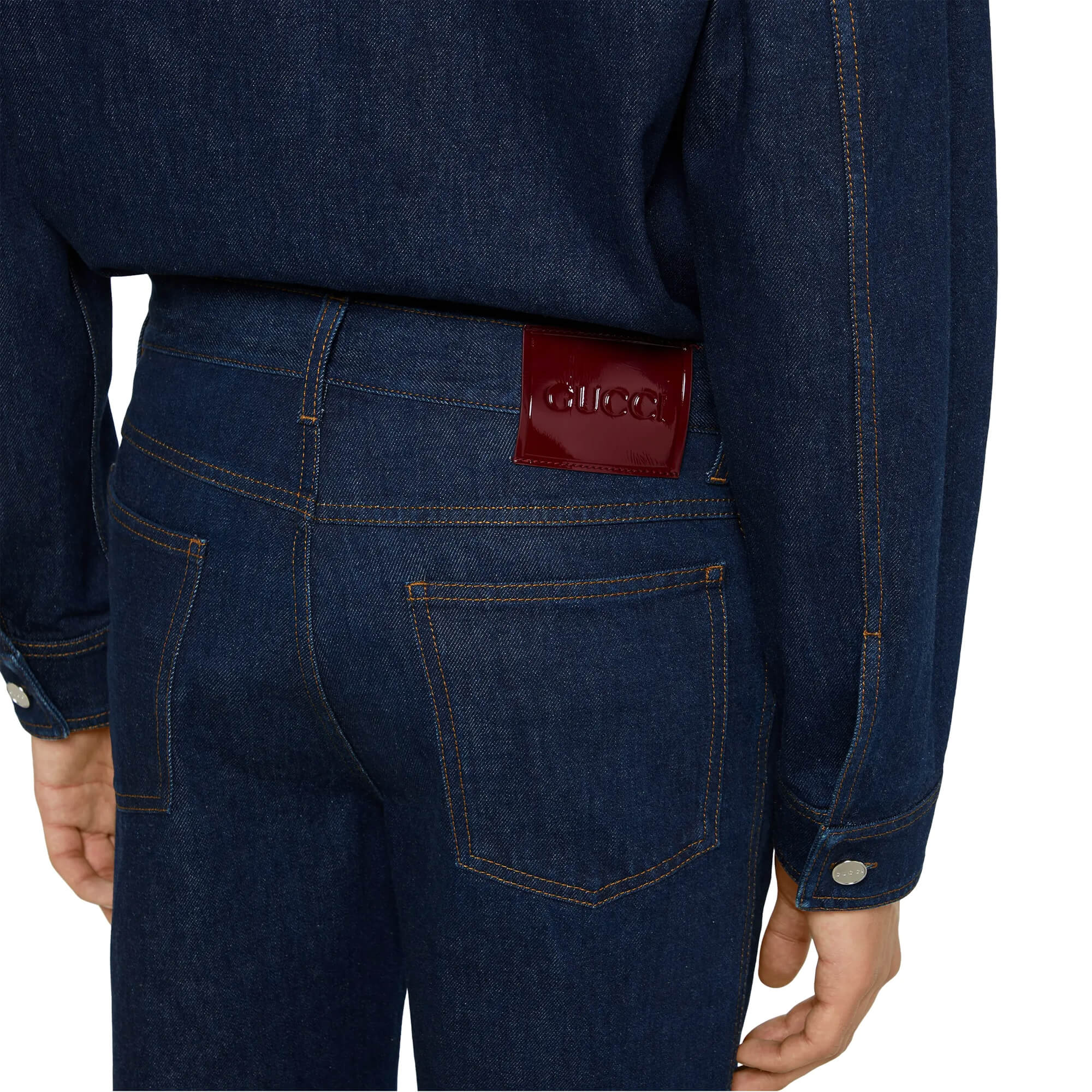 Gucci Slim Fit Cotton Denim Pant