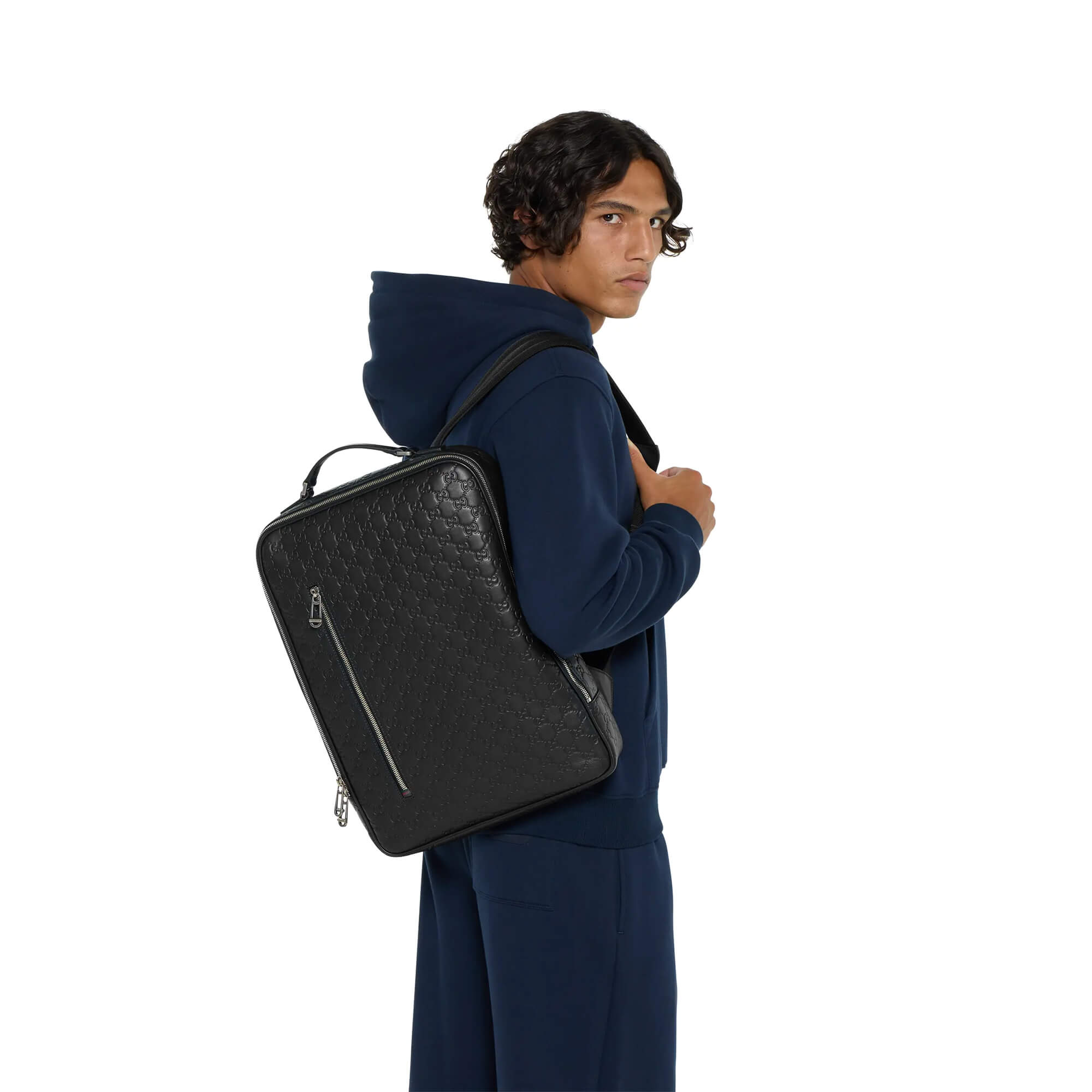Gucci GG Emblem Medium Backpack
