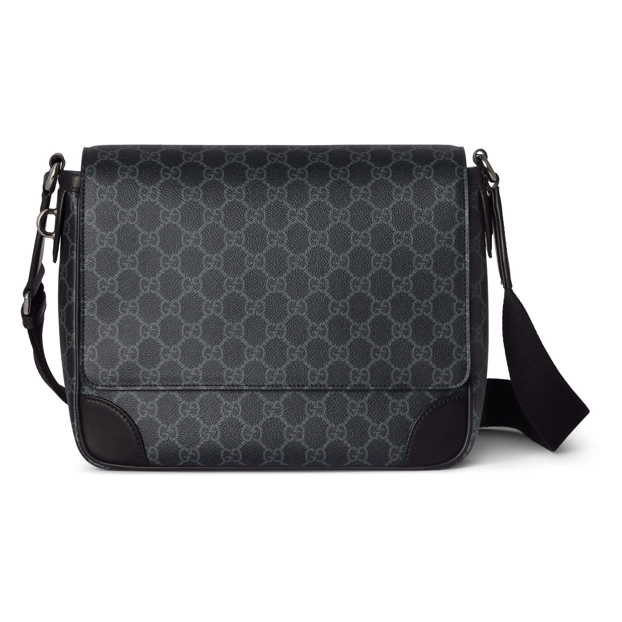 Gucc GG Emblem Medium Crossbody Bag