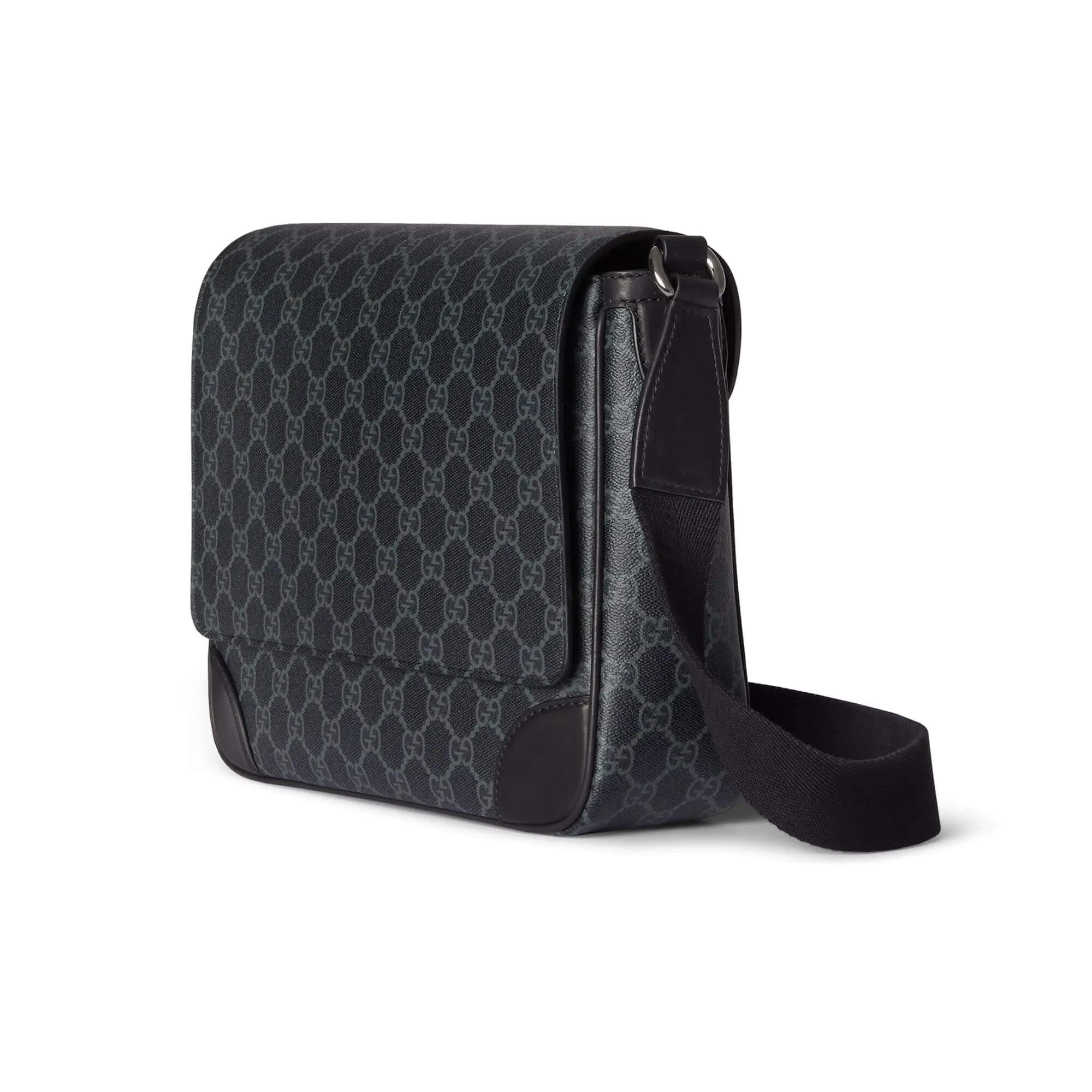 Gucc GG Emblem Medium Crossbody Bag