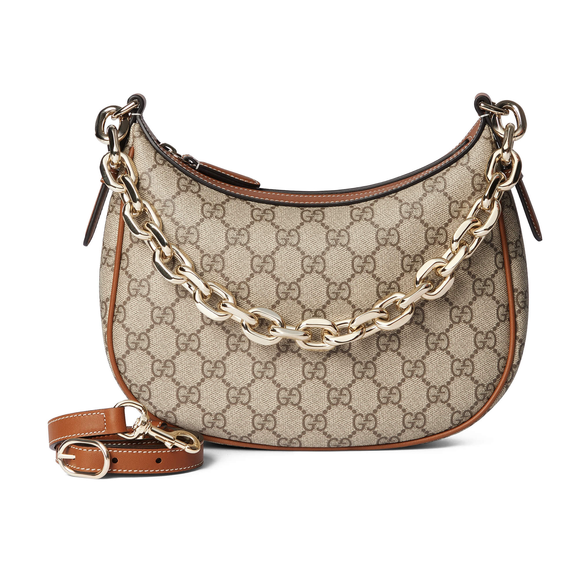 Gucci GG Emblem Medium Shoulder Bag