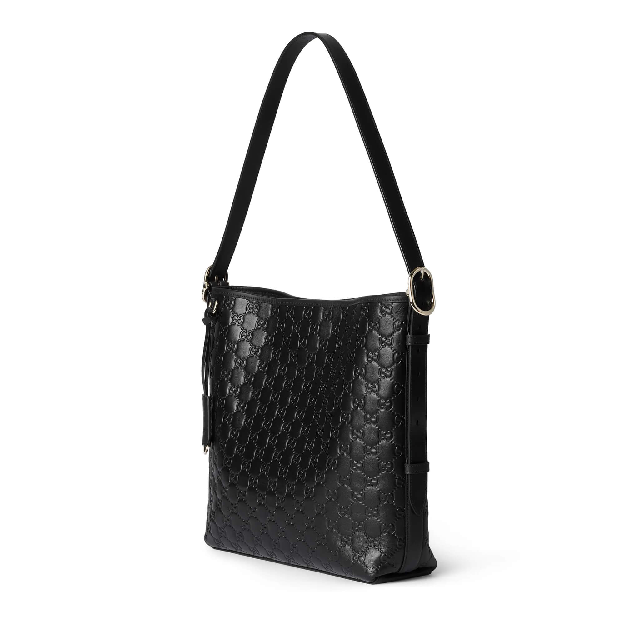 Gucci GG Emblem Medium Shoulder Bag