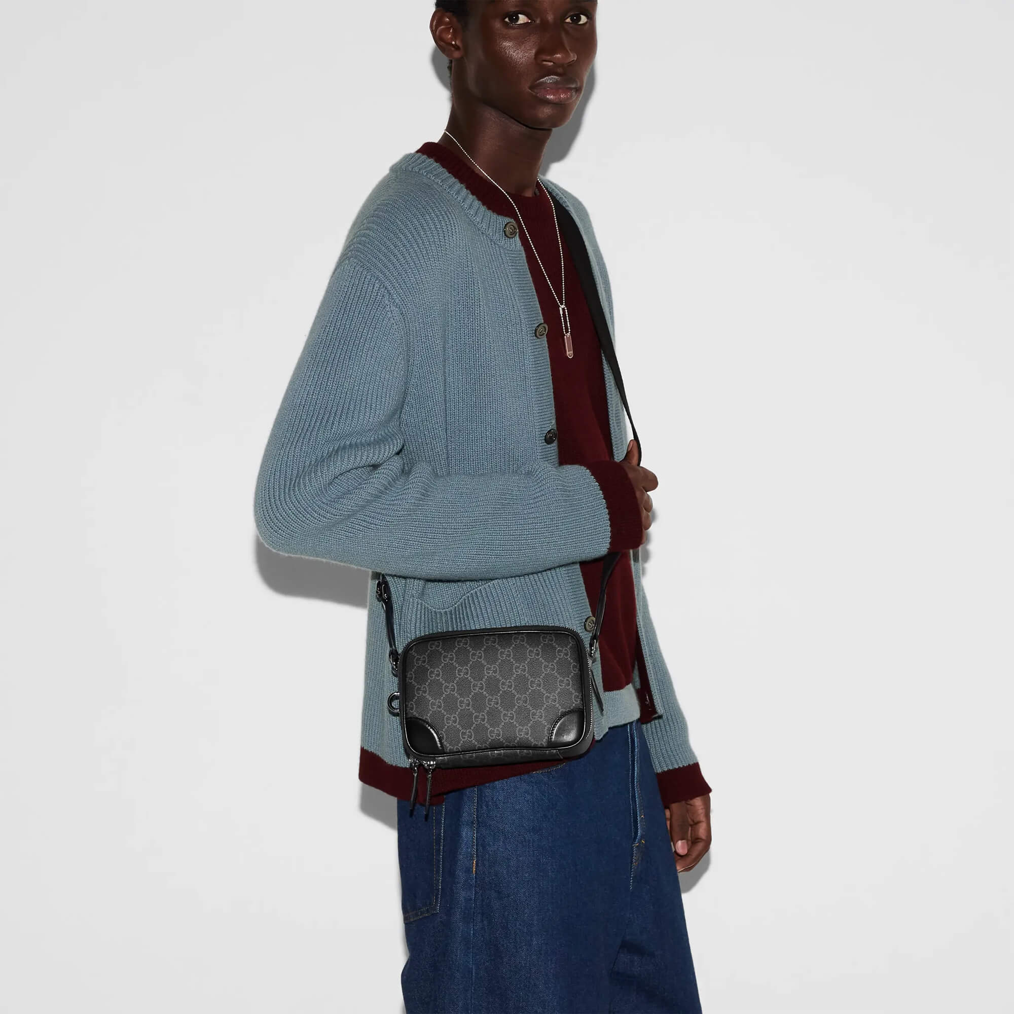 Gucci GG Emblem Super Mini Bag