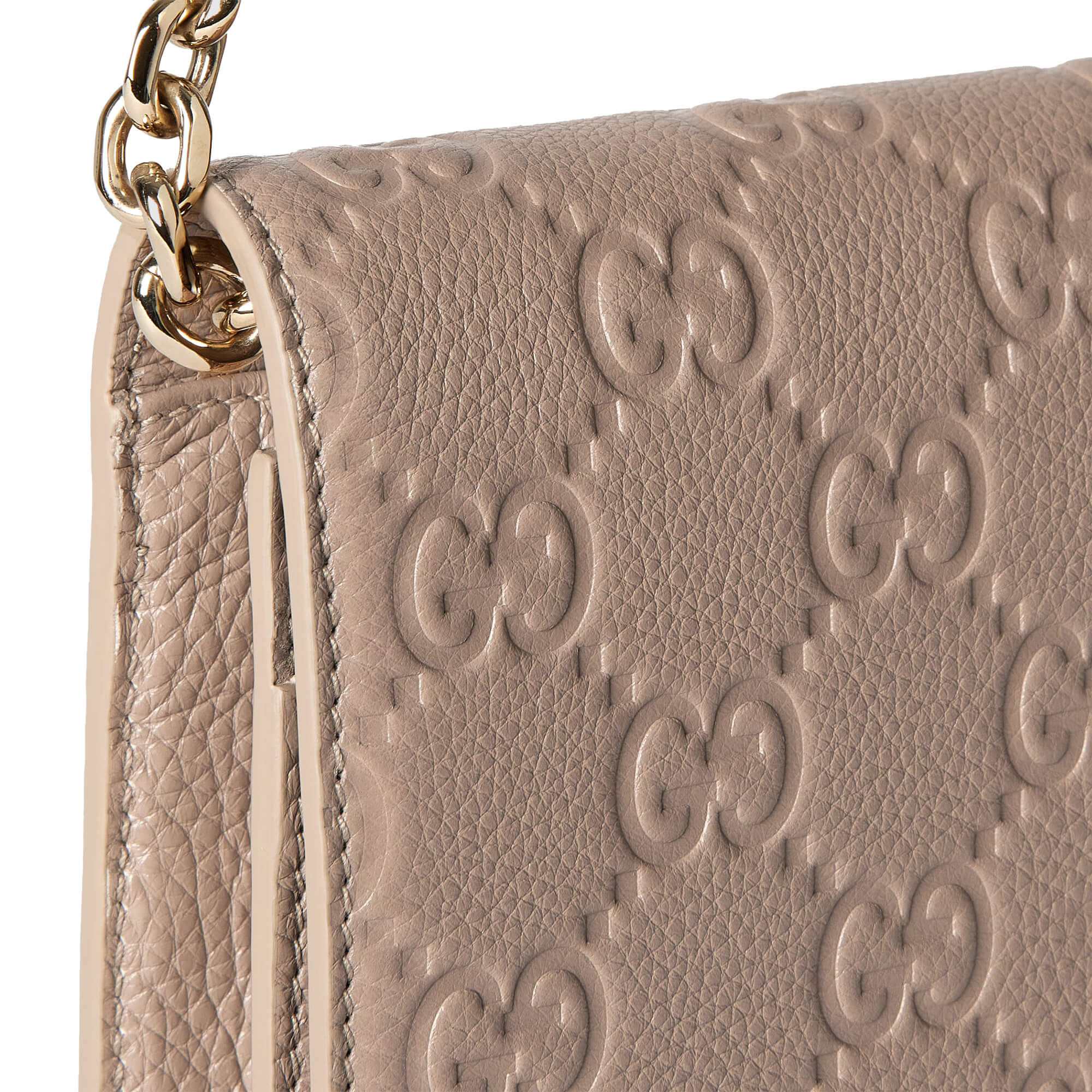 Gucci GG Emblem Super Mini Shoulder Bag