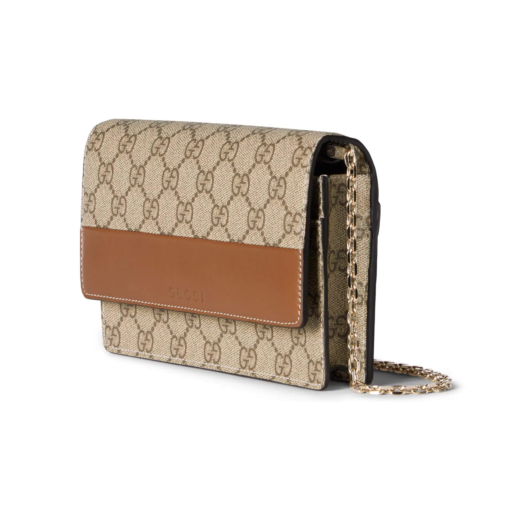 Gucci GG Emblem Wallet On Chain