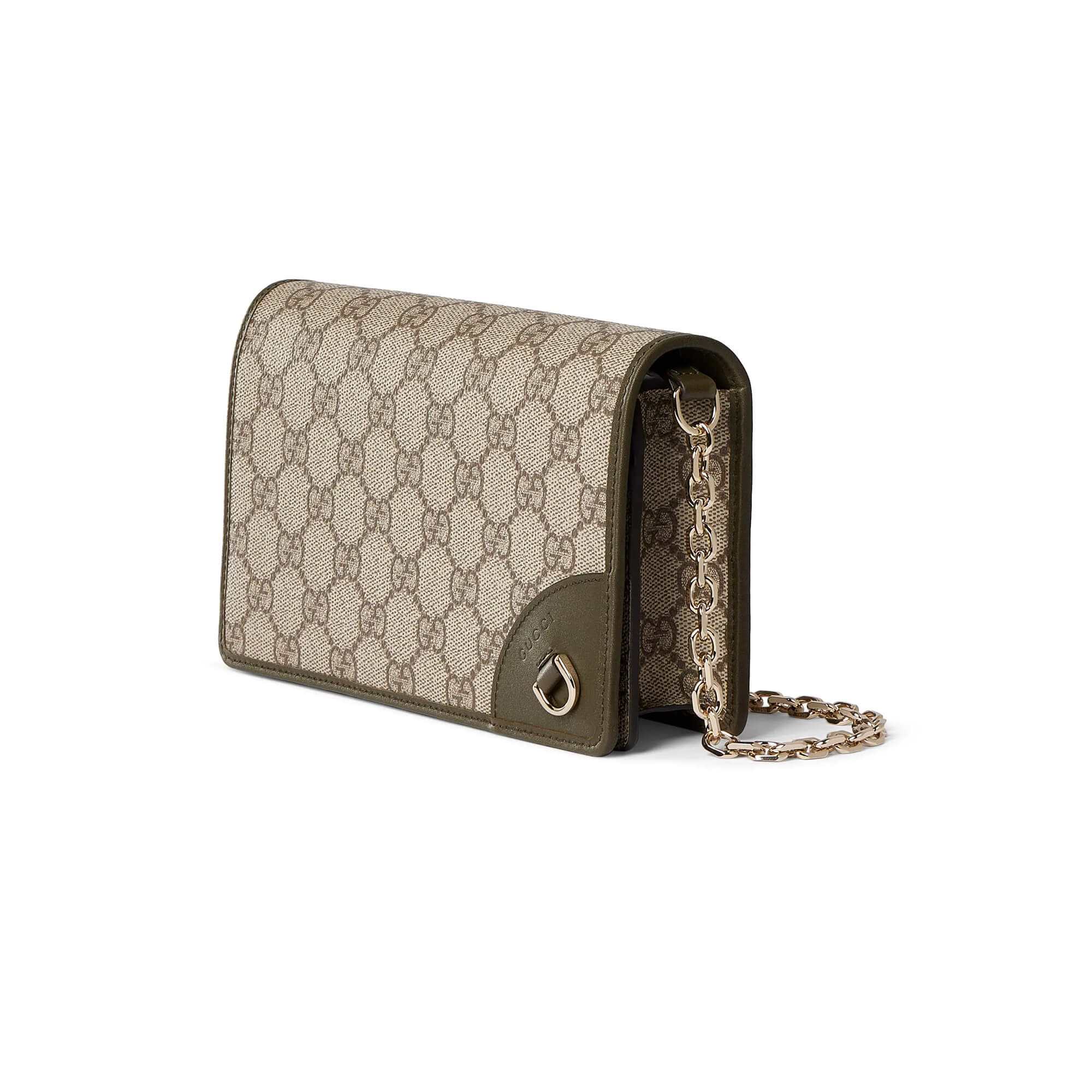 Gucci GG Emblem Wallet On Chain
