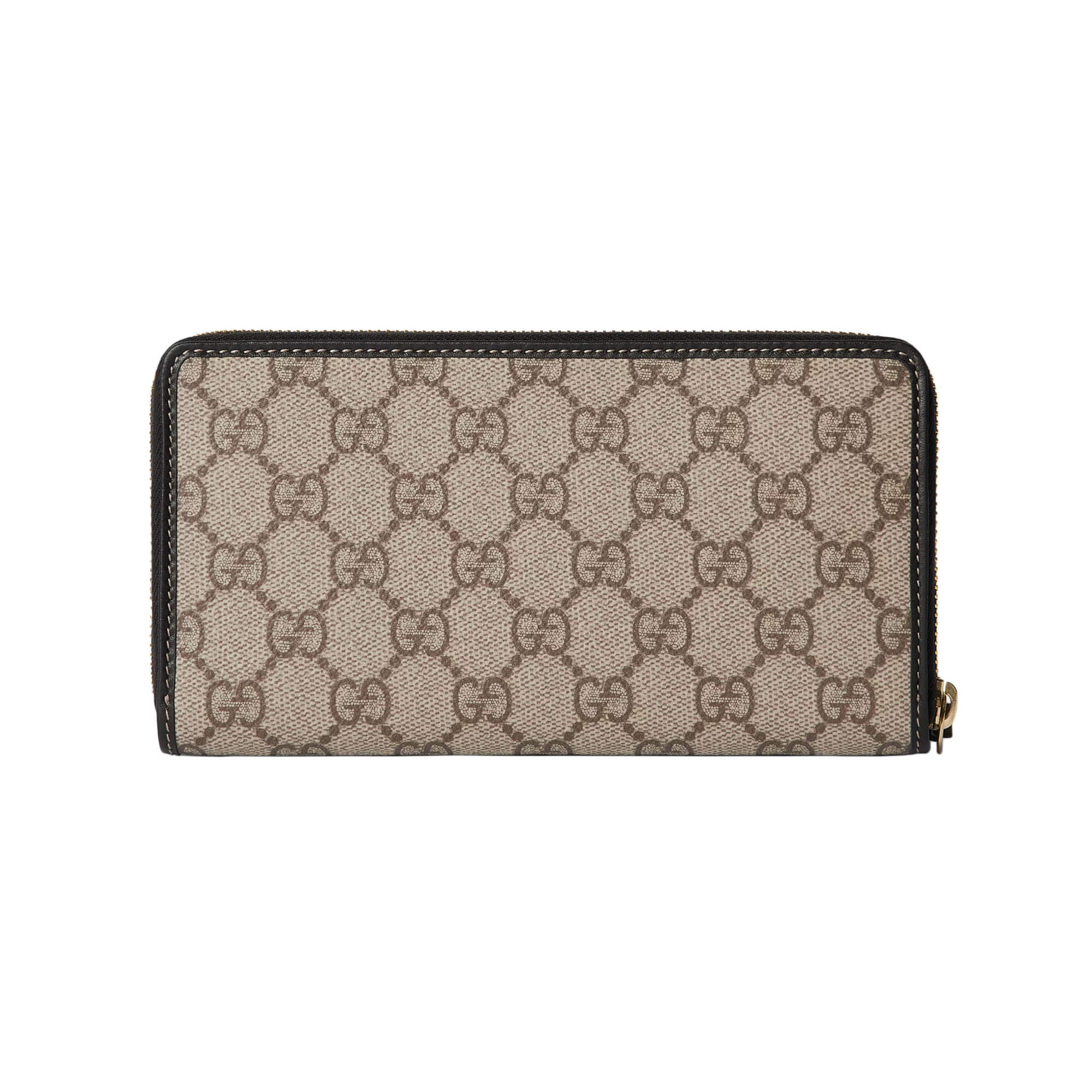 Gucci GG Emblem Zip Around Wallet