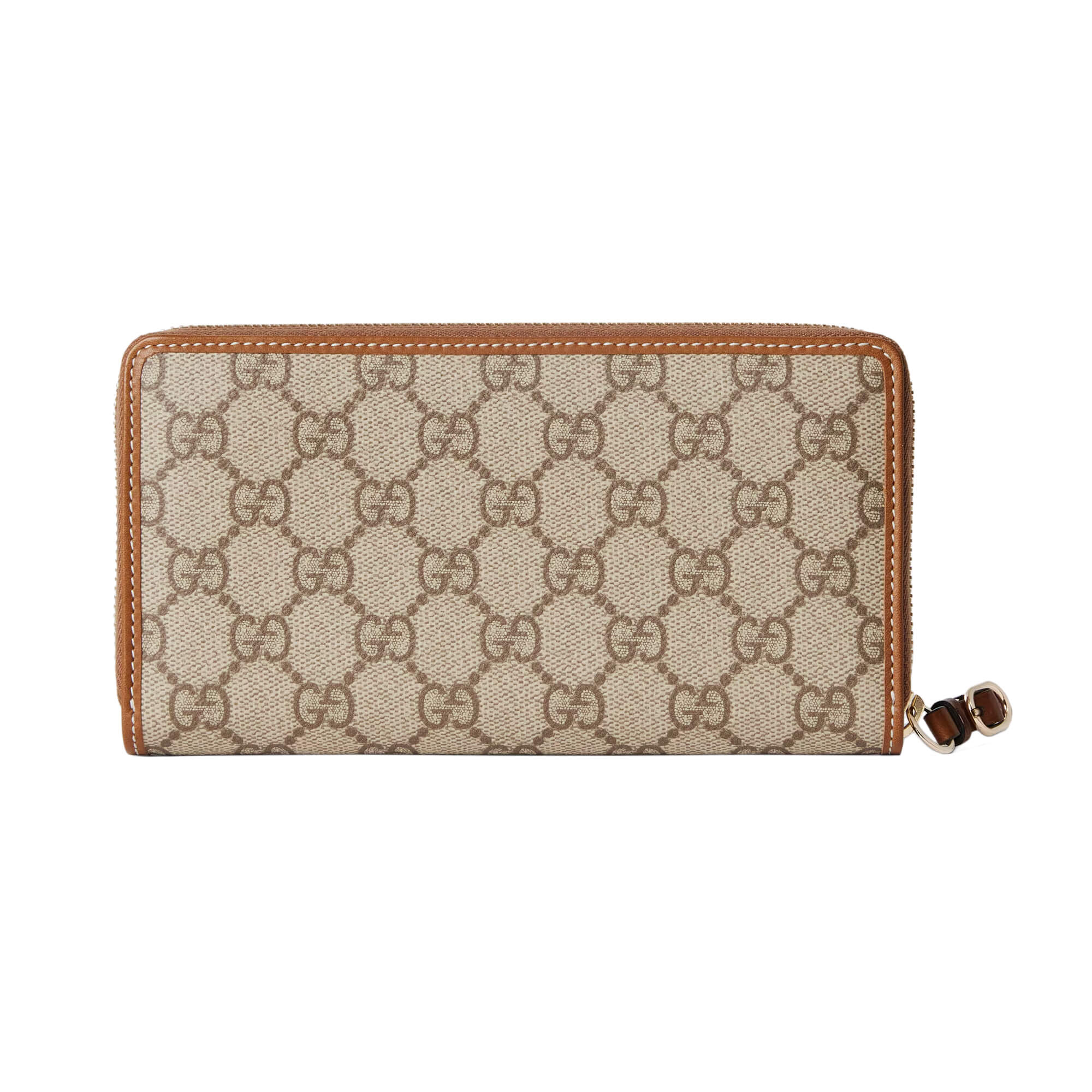 Gucci GG Emblem Zip Around Wallet